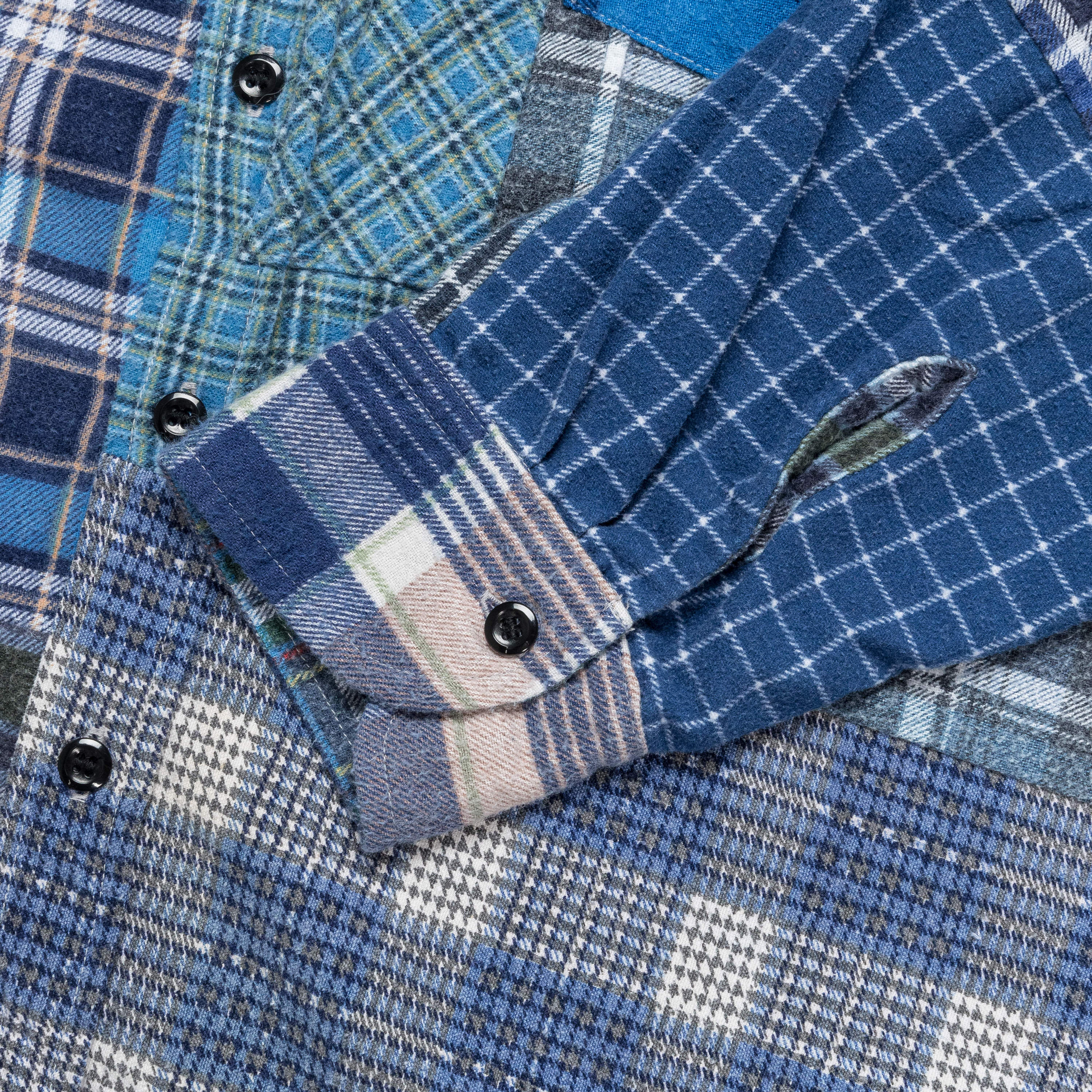 Rebuild Flannel Straight Hem Shirt SS25 - Medium #4 - Image 6