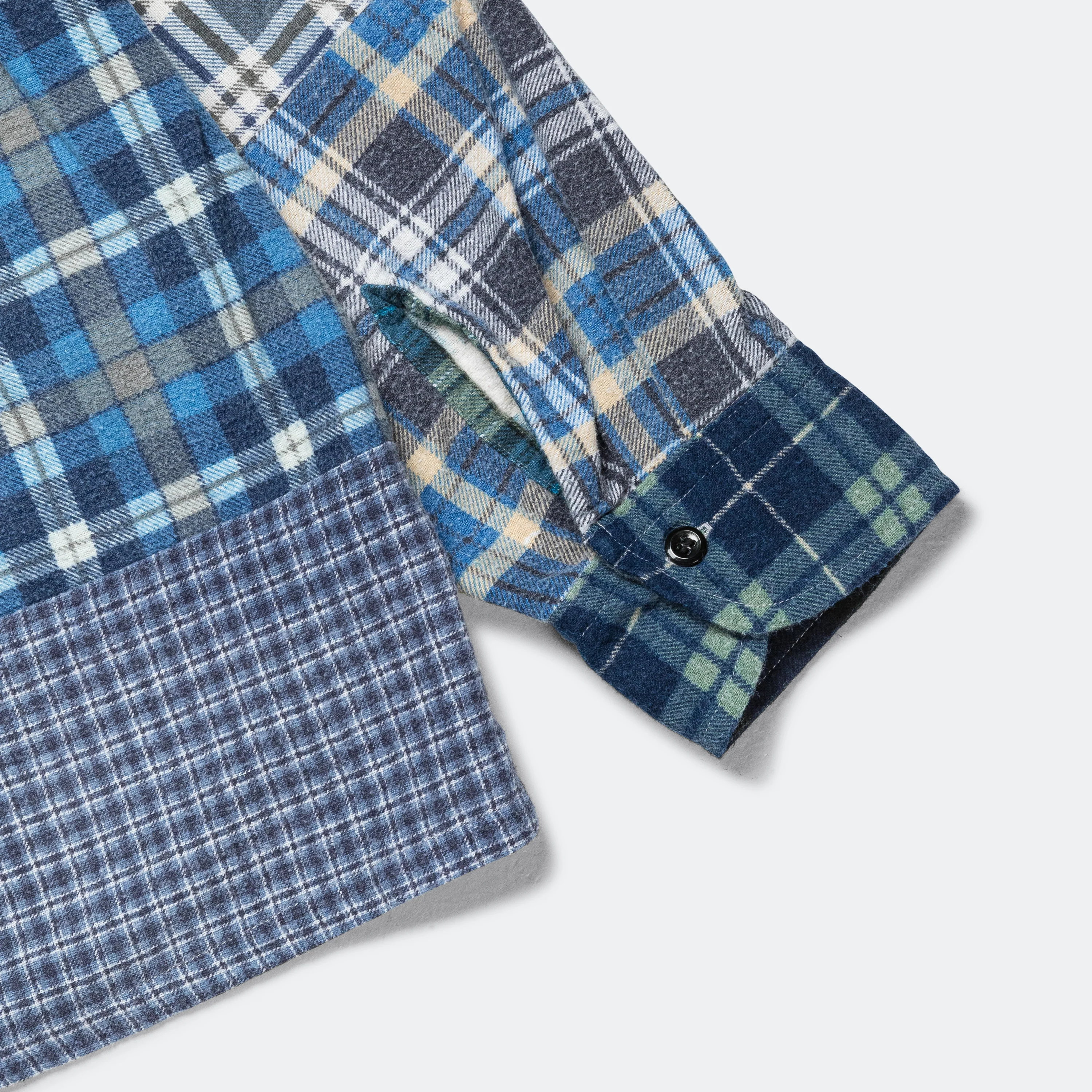 Rebuild Flannel Straight Hem Shirt SS25 - Medium #4 - Image 8