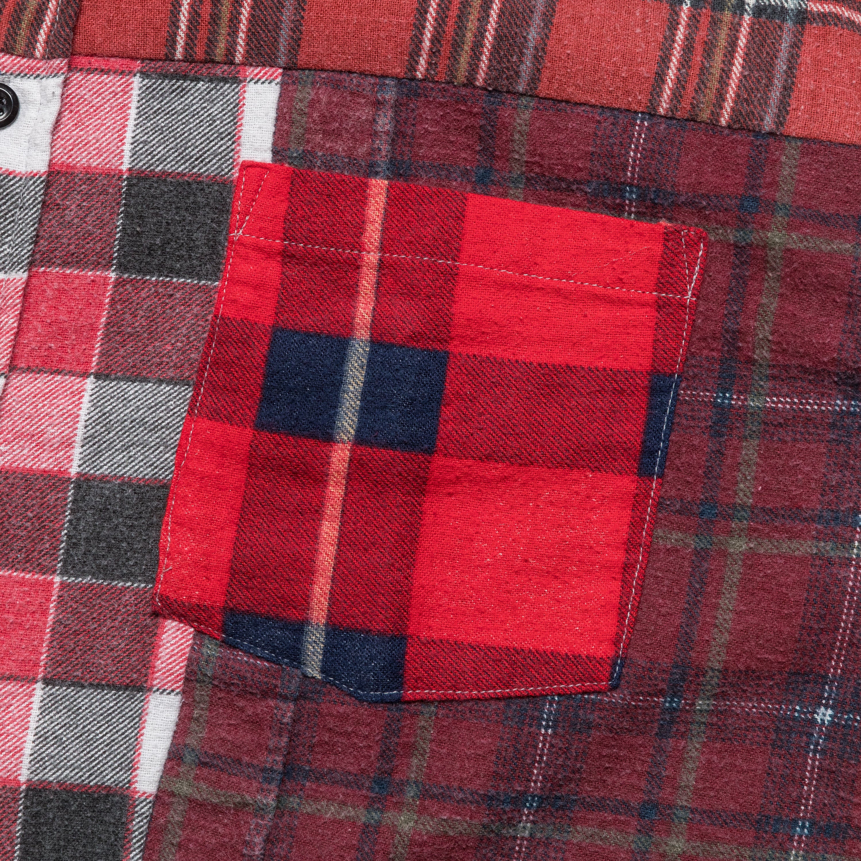 Rebuild Flannel Straight Hem Shirt SS25 - Medium #7 - Image 4
