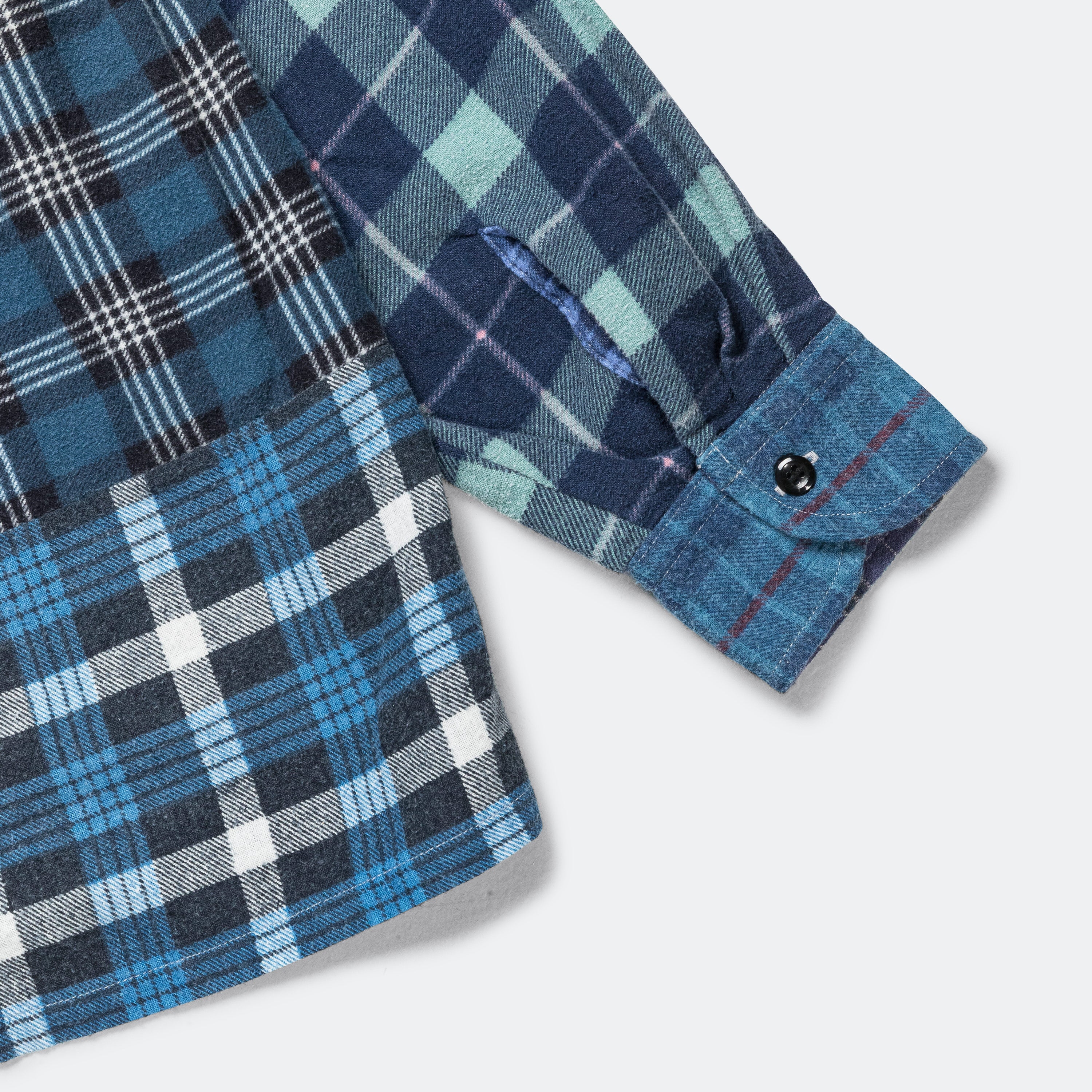 Rebuild Flannel Straight Hem Shirt SS25 - Small #1 - Image 7