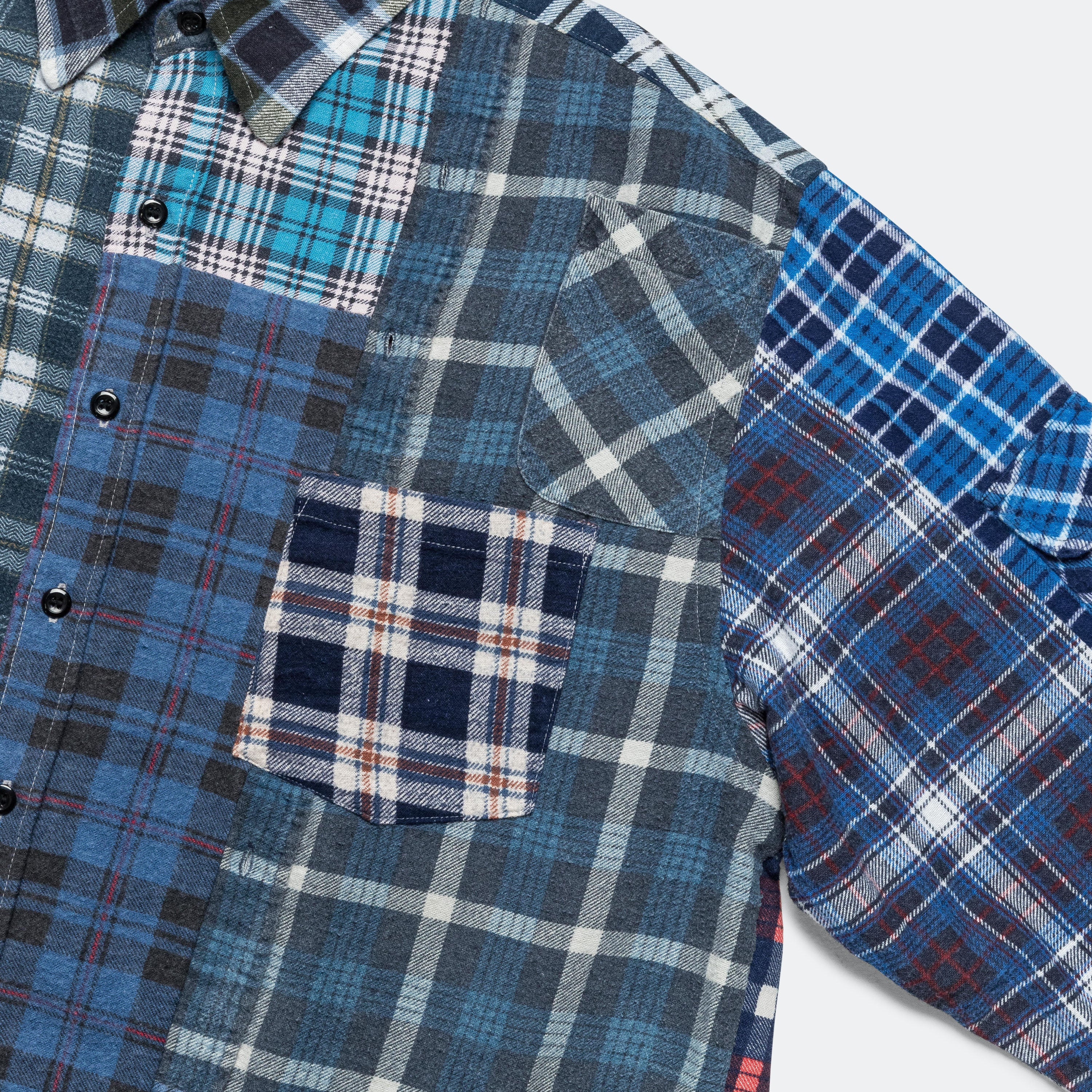 Rebuild Flannel Straight Hem Shirt SS25 - X-Large #3 - Image 4
