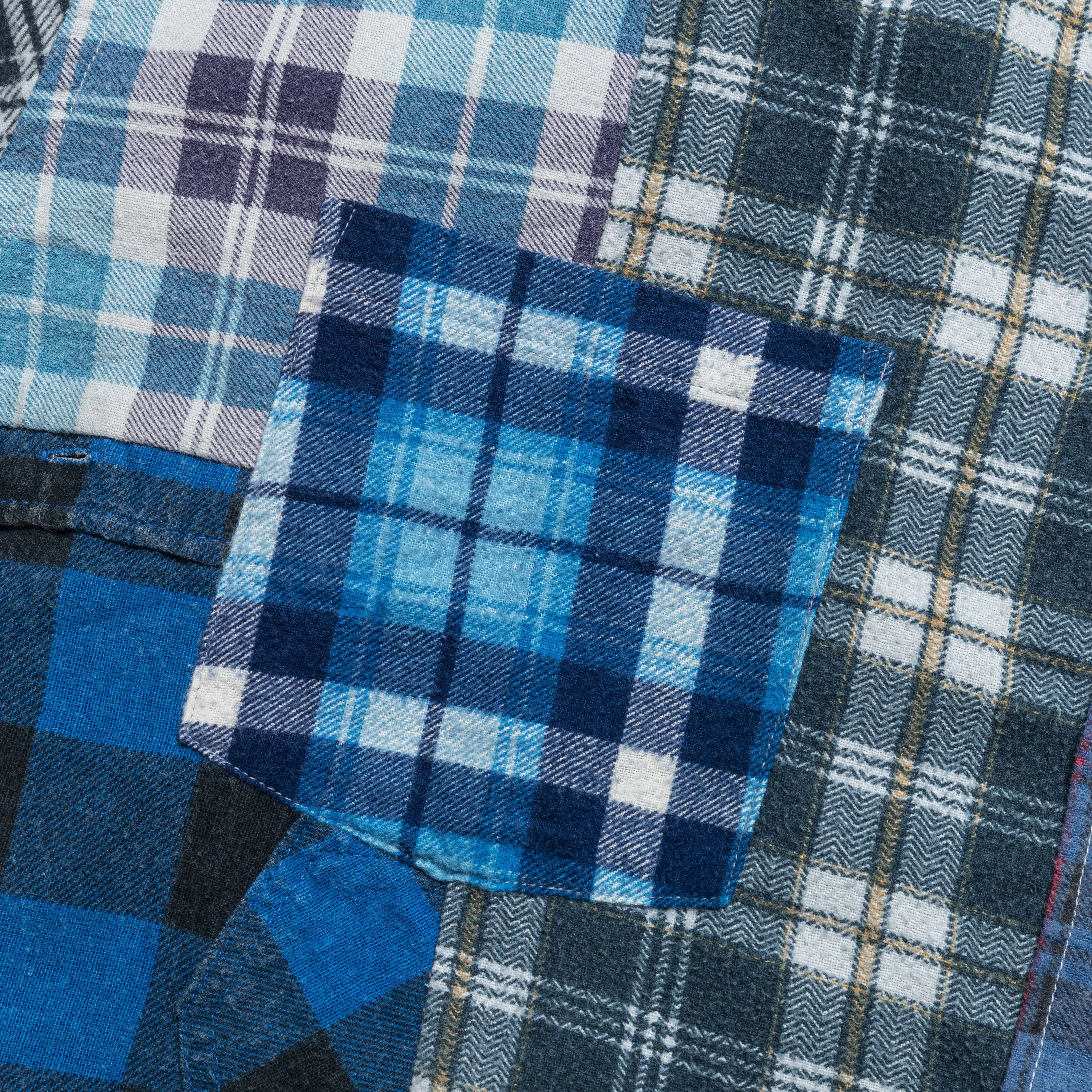 Rebuild Flannel Straight Hem Shirt SS25 - X-Large #3 - Image 5