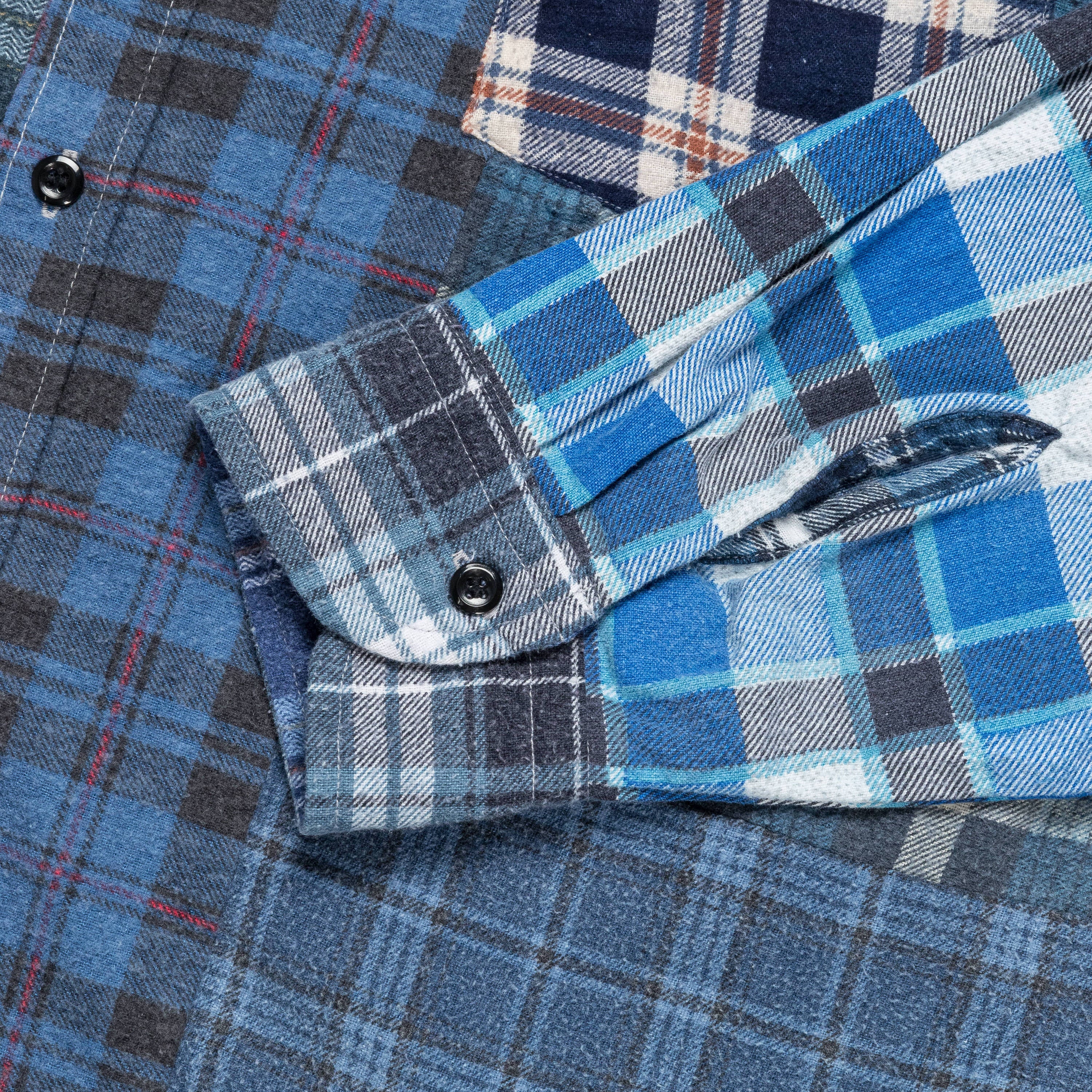 Rebuild Flannel Straight Hem Shirt SS25 - X-Large #3 - Image 6