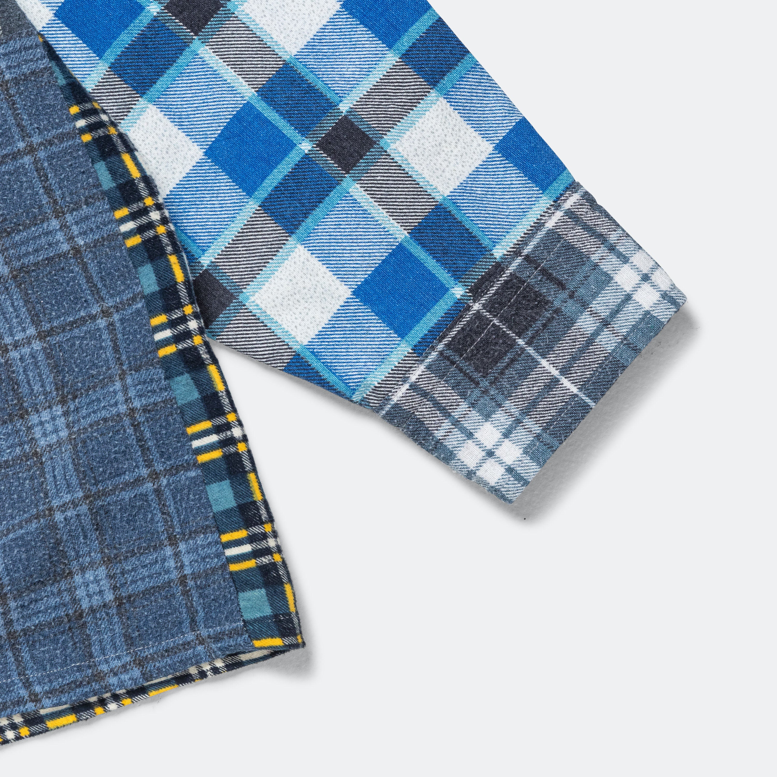 Rebuild Flannel Straight Hem Shirt SS25 - X-Large #3 - Image 7