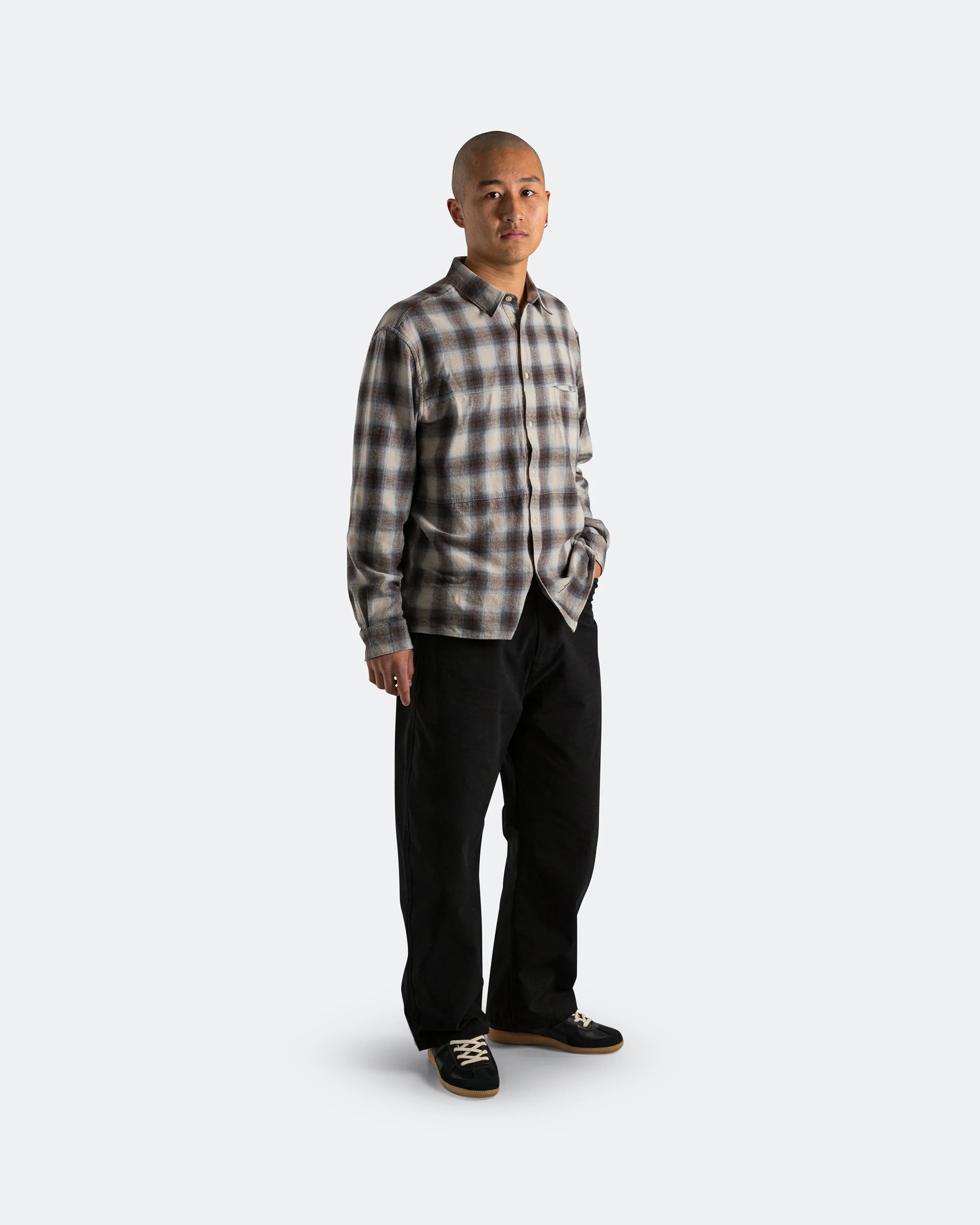 Reverse Twill Barrel Pant - Black - Image 4