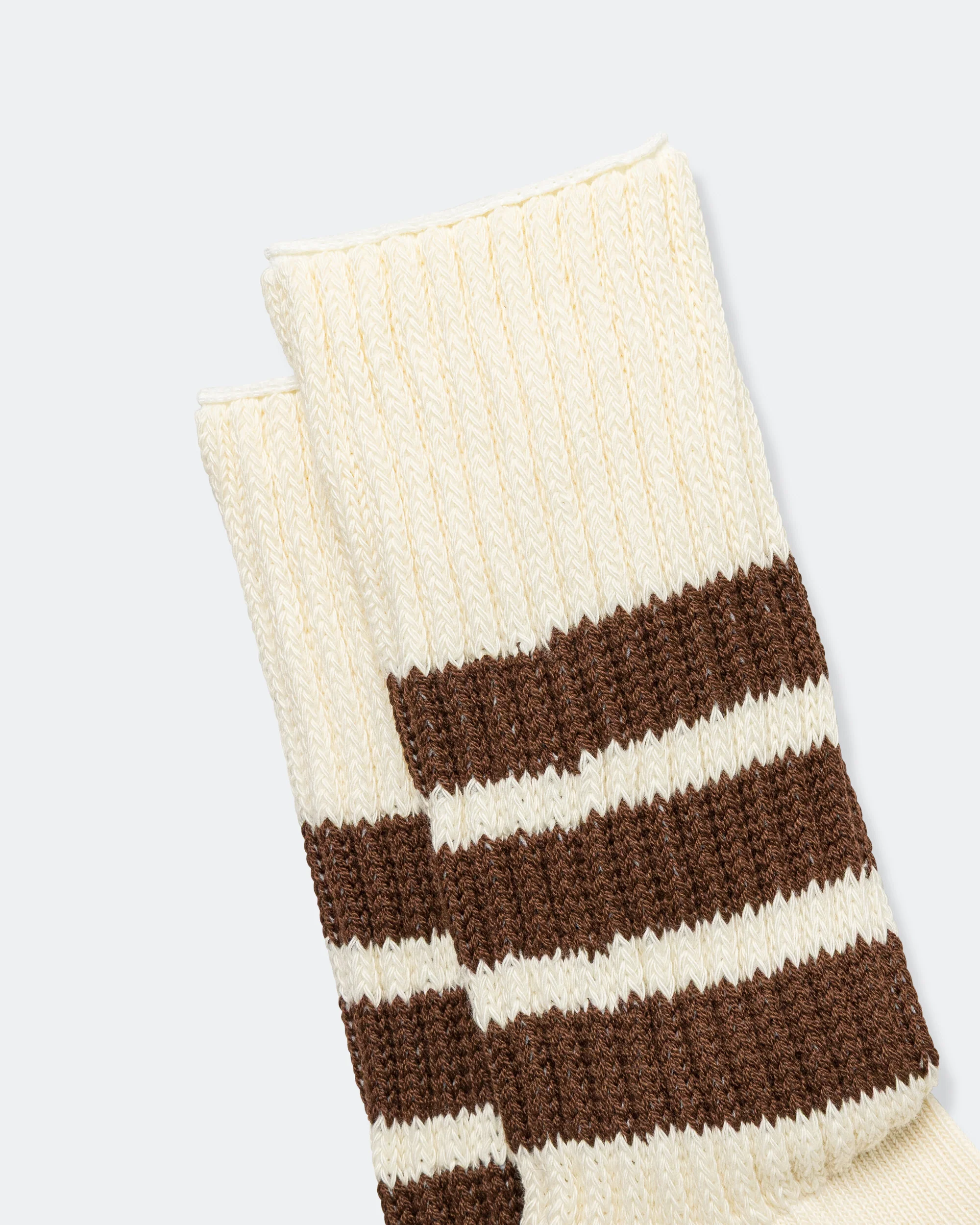 Coarse Ribbed Sock - Brown - Image 3