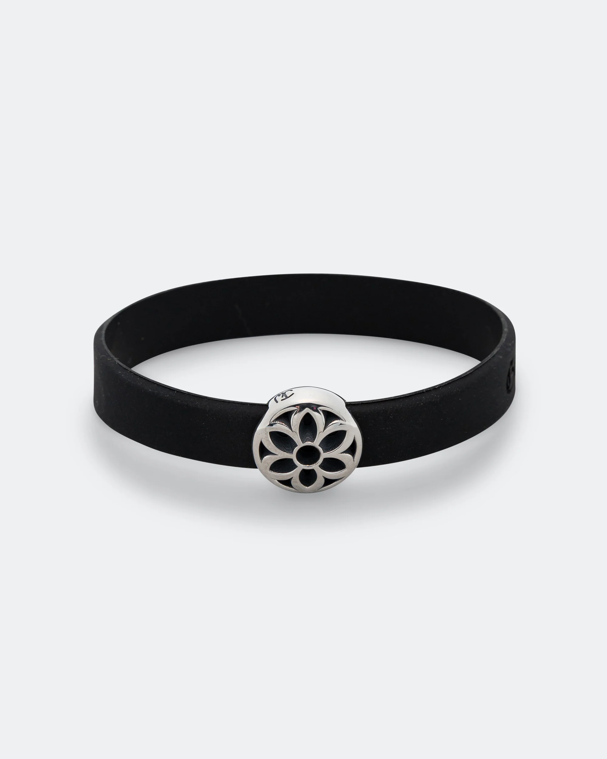 Rubber Biscuit - Rosette - 925 Silver