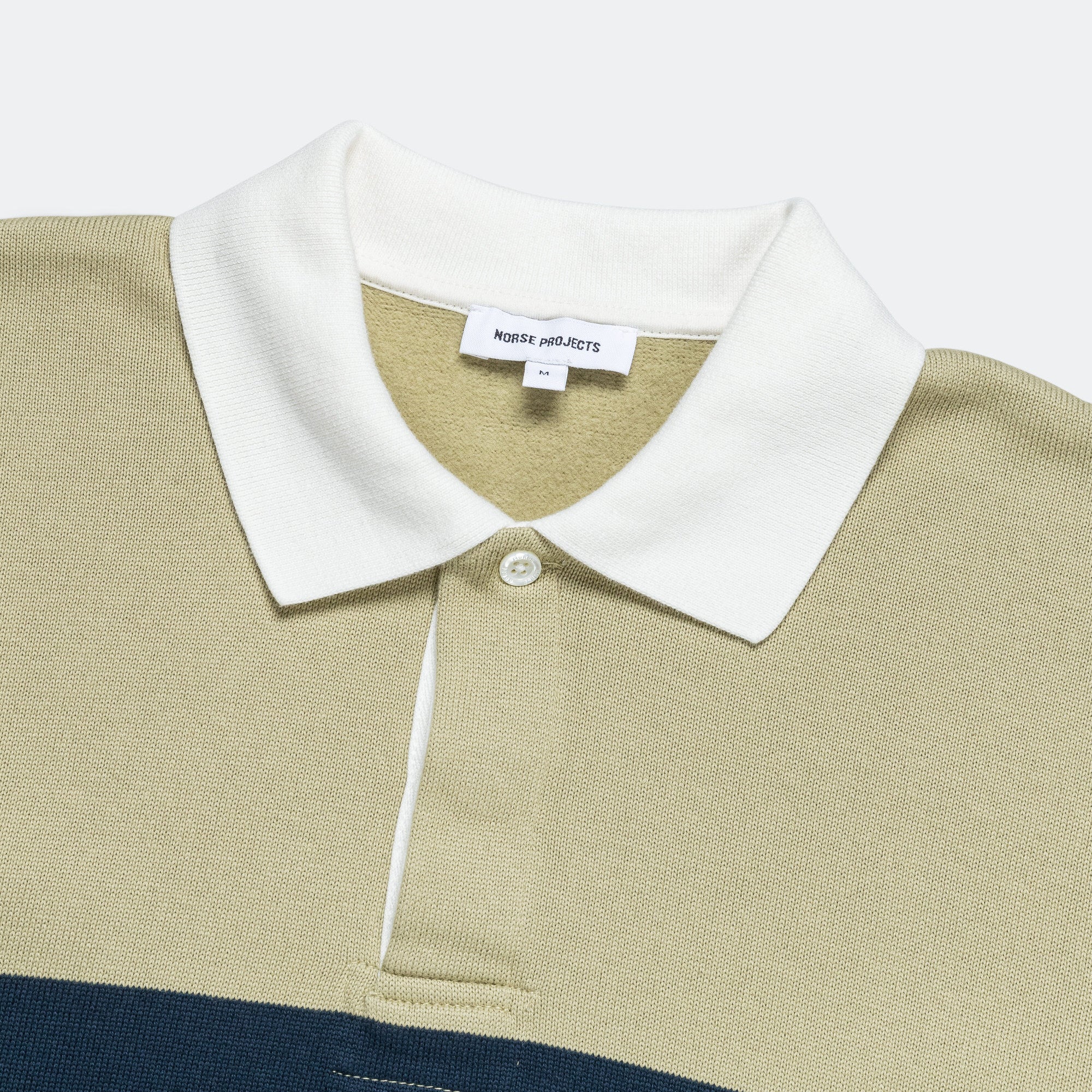 Ruben Brushed Striple LS Polo - Elm - Image 2