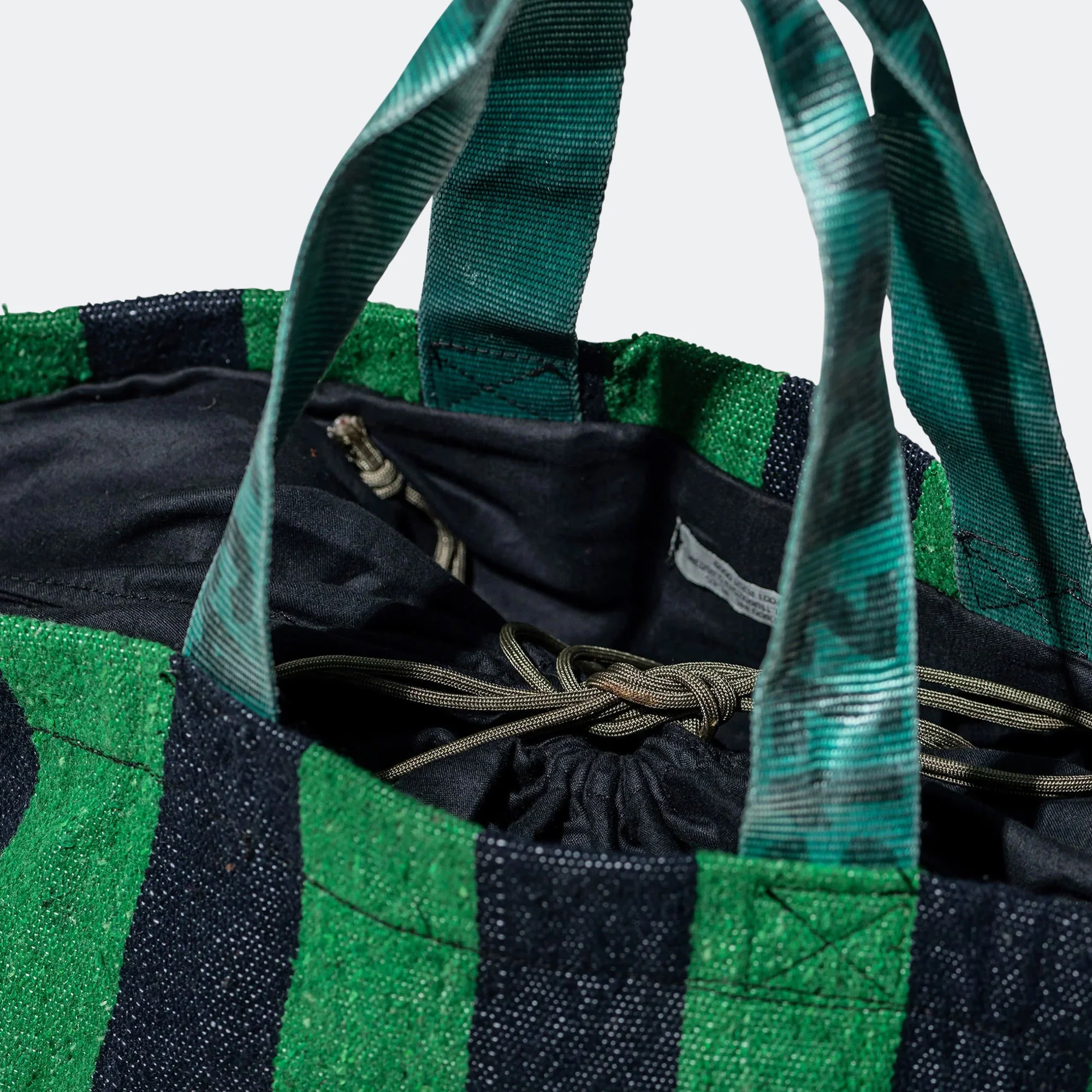 Rug Bag - Green/Navy blue - Image 3