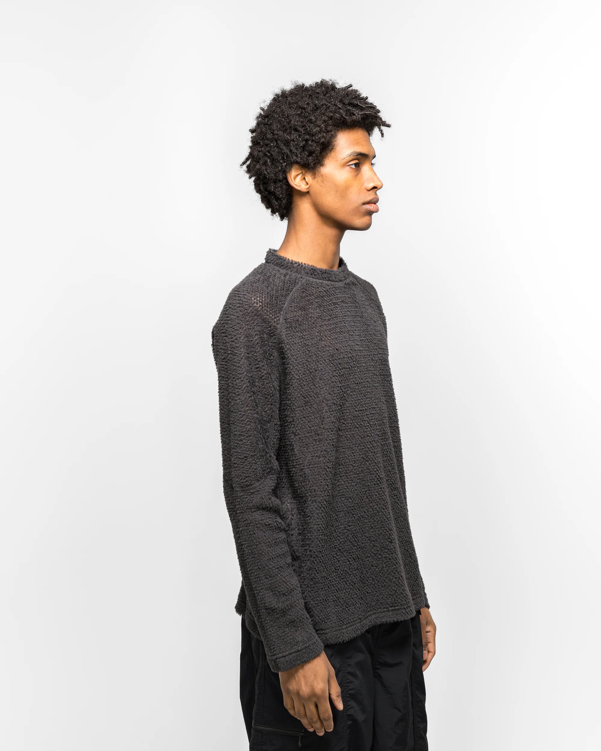 FuzzFleece AD Long Tee - Phantom - Image 3