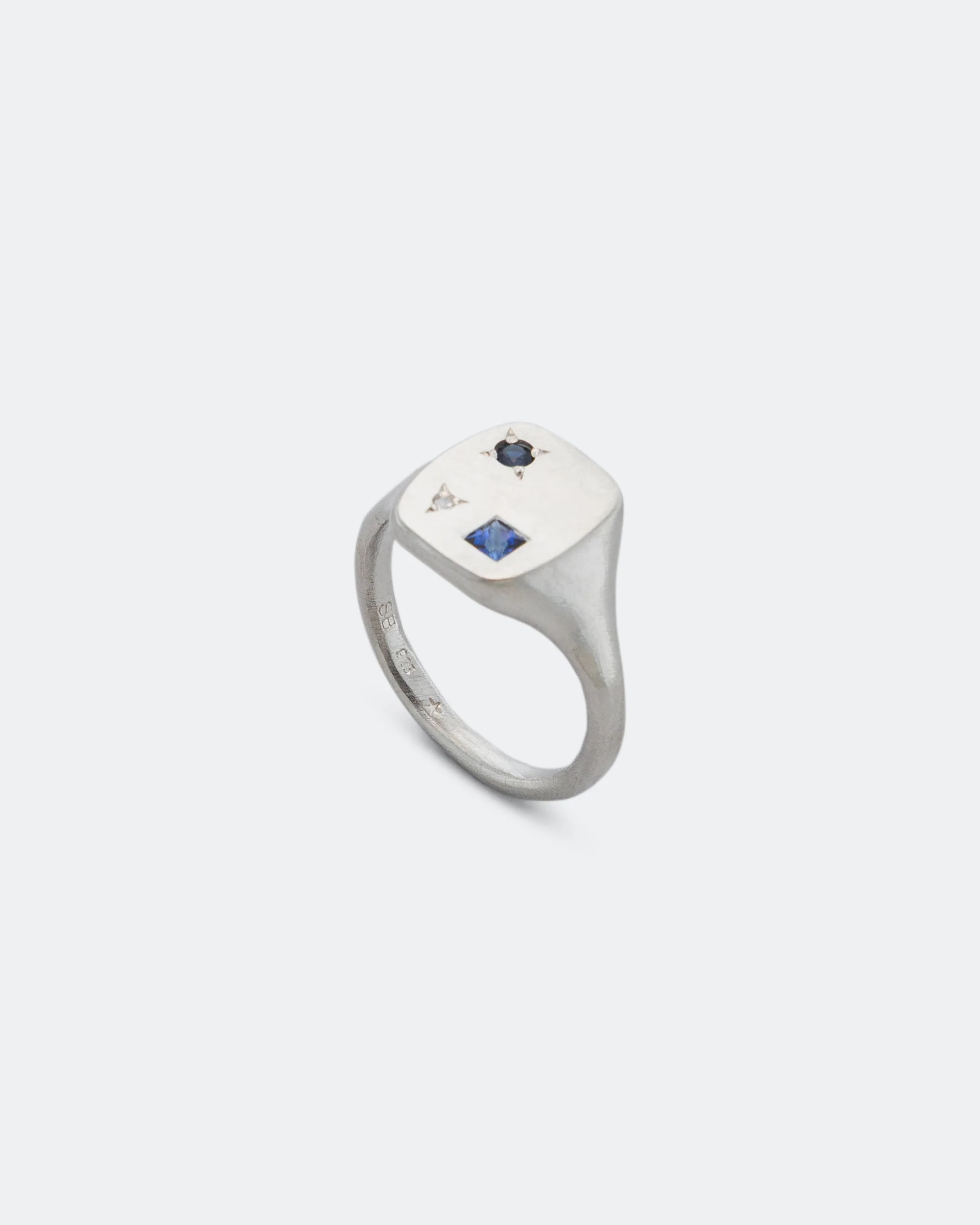 Paris Ring 2.0 - 925 Silver/Blue - Image 4