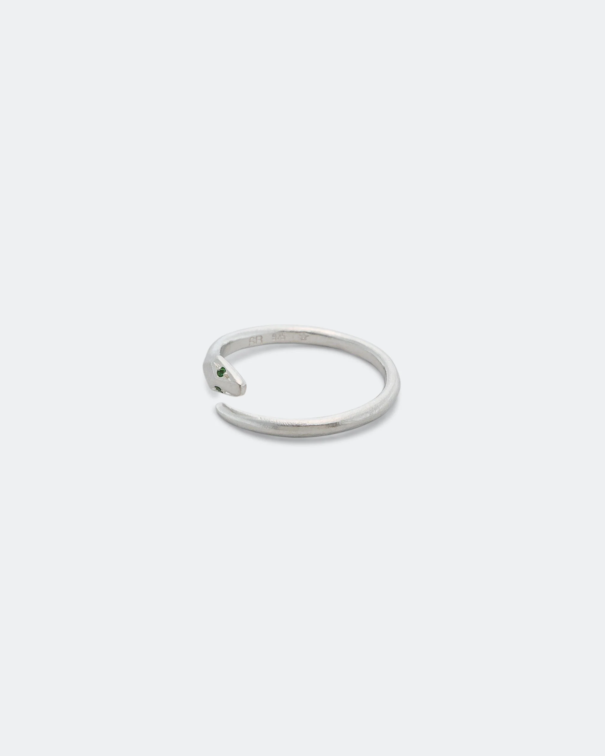 Serpent Ring 2.0 - 925 Silver/Garnet - Image 3