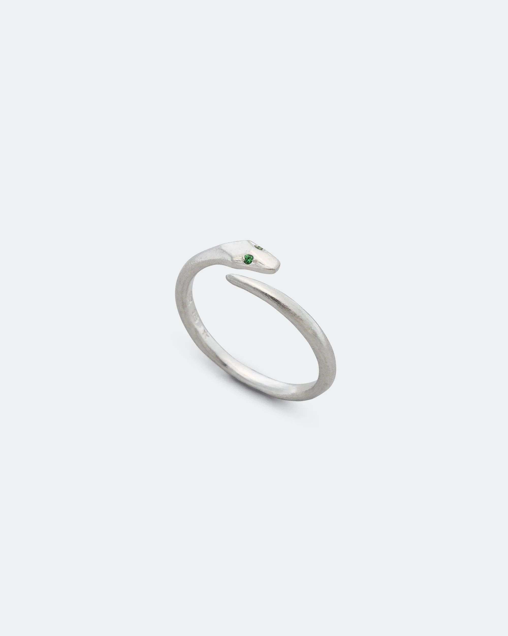 Serpent Ring 2.0 - 925 Silver/Garnet - Image 4