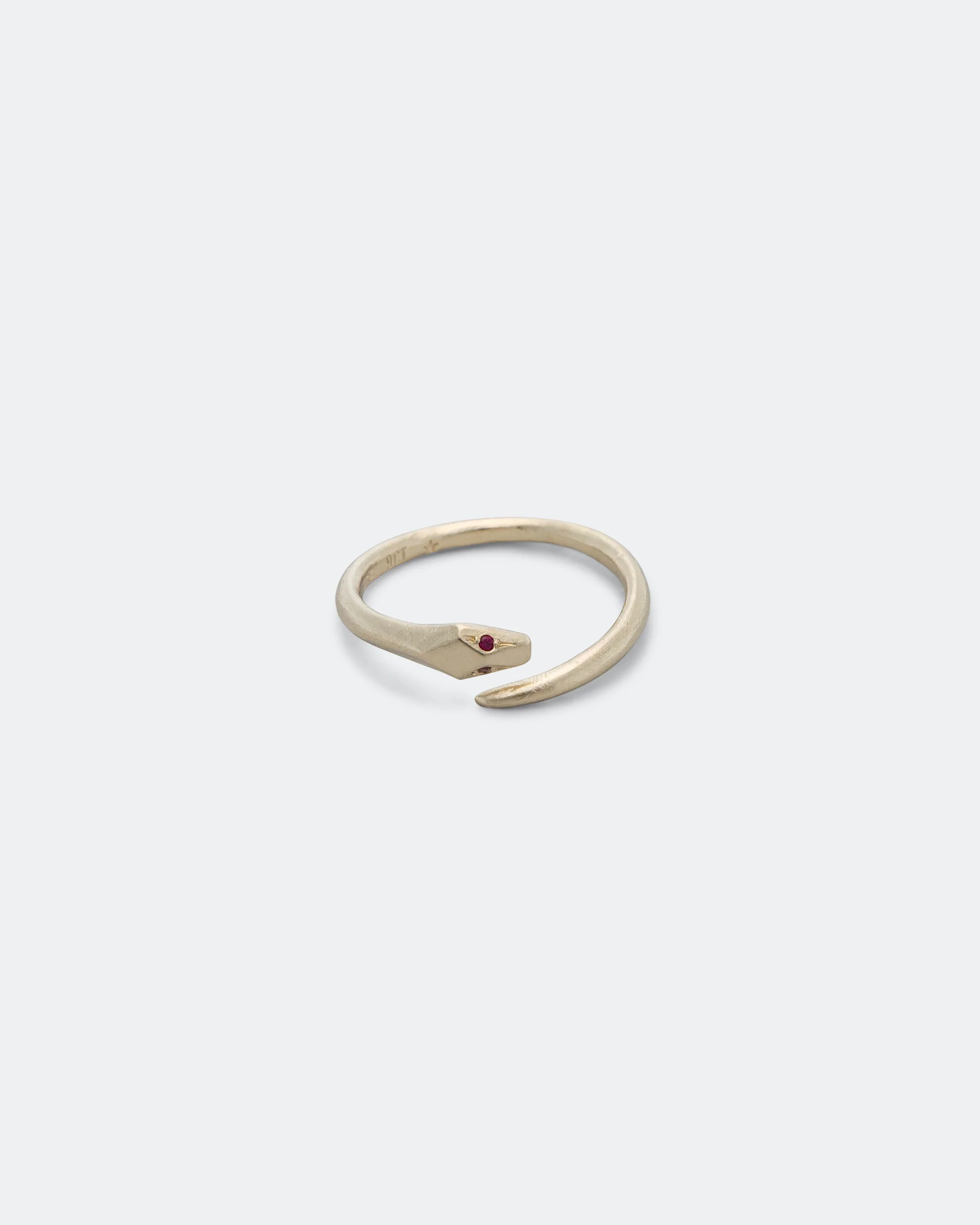 Serpent Ring 2.0 - 9CT Gold/Ruby