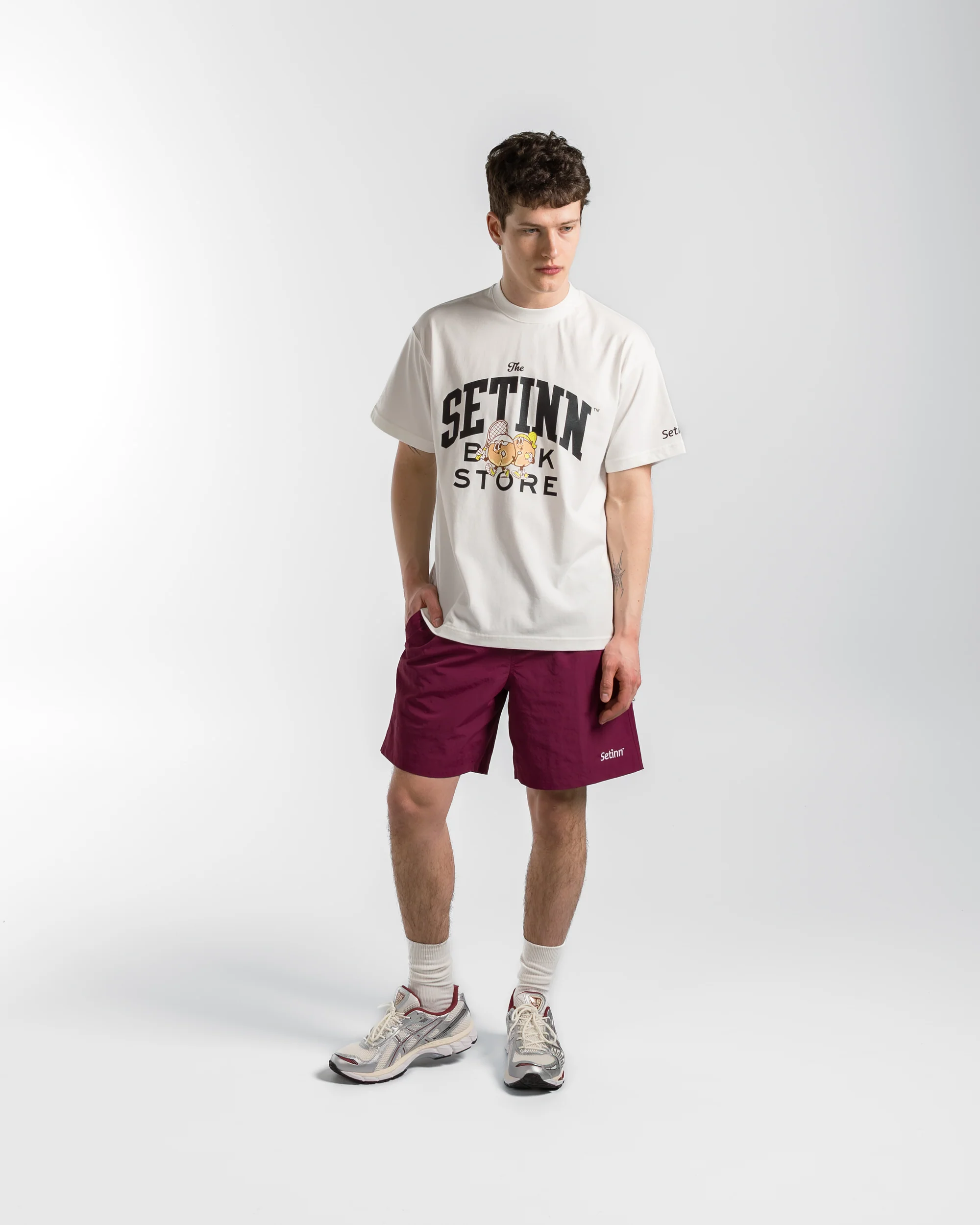 STN Bookstore Tee - White - Image 5