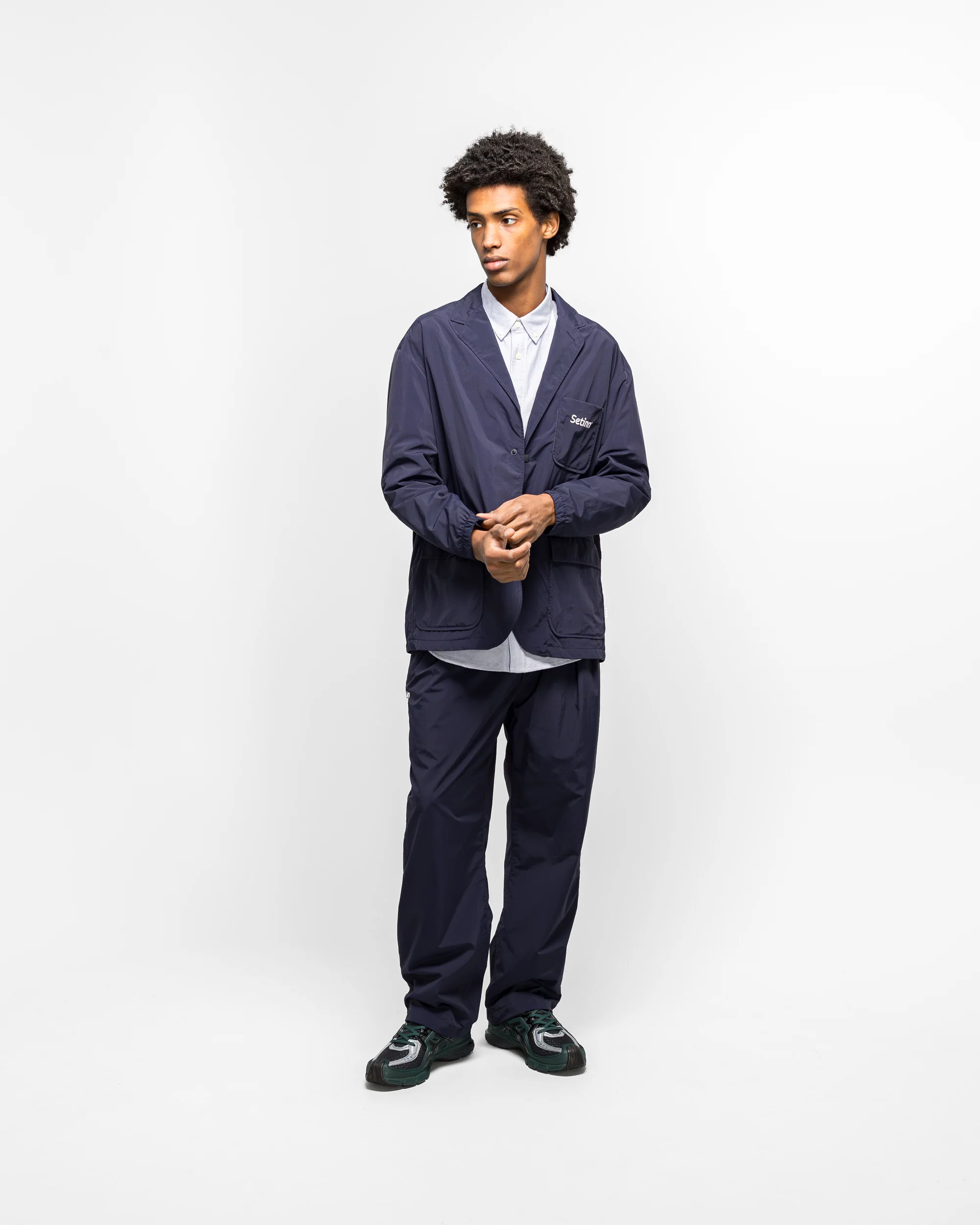 Tech Sports Jacket - Navy - Image 6