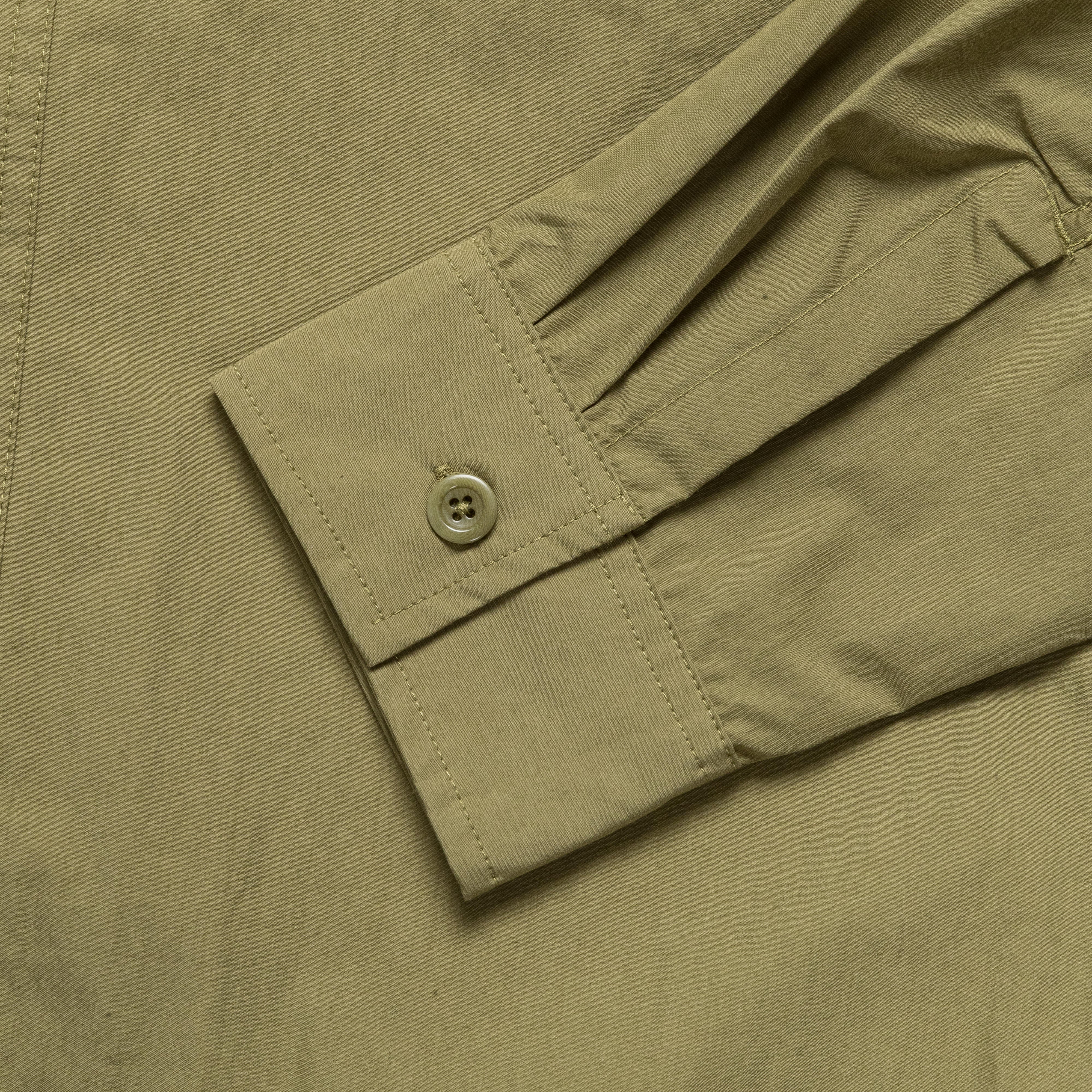 Silas Tech Poplin Shirt 2.0 - Moss Green - Image 4