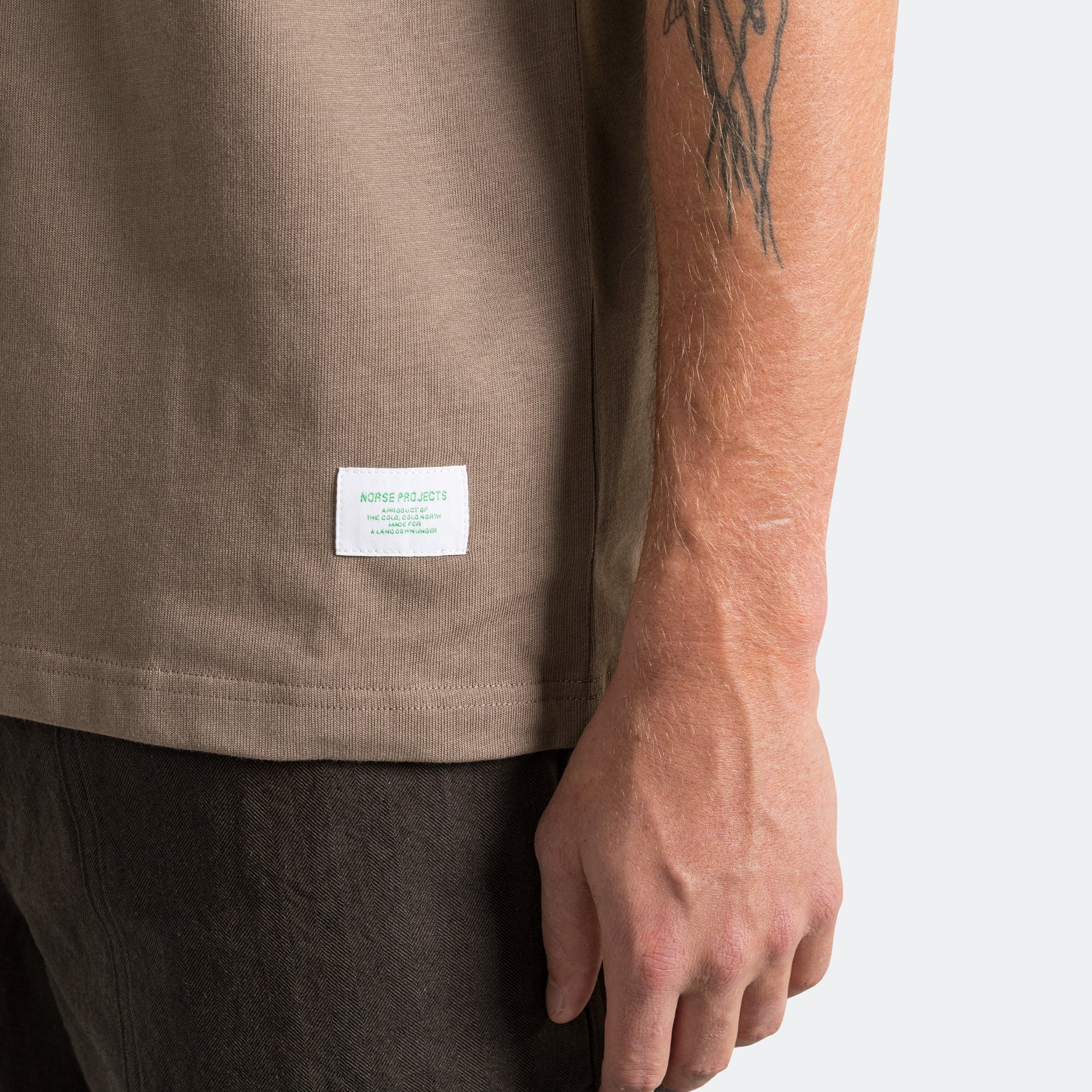 Simon Heavy T-Shirt x UP THERE - Walnut - Image 3