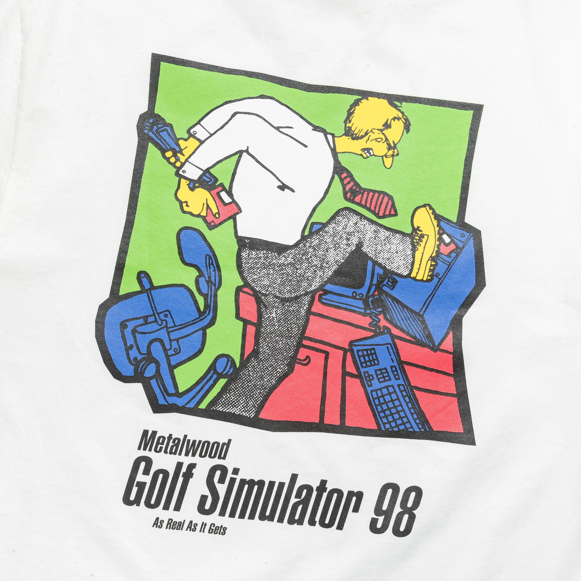 Simulator 98 SS T-Shirt - White - Image 3
