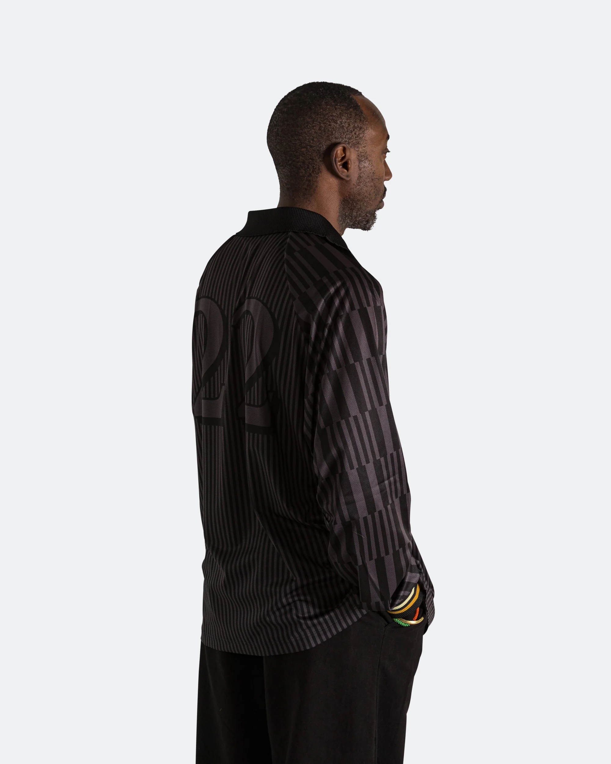 Soccer LS Tee 22 - Graphic Black - Image 3