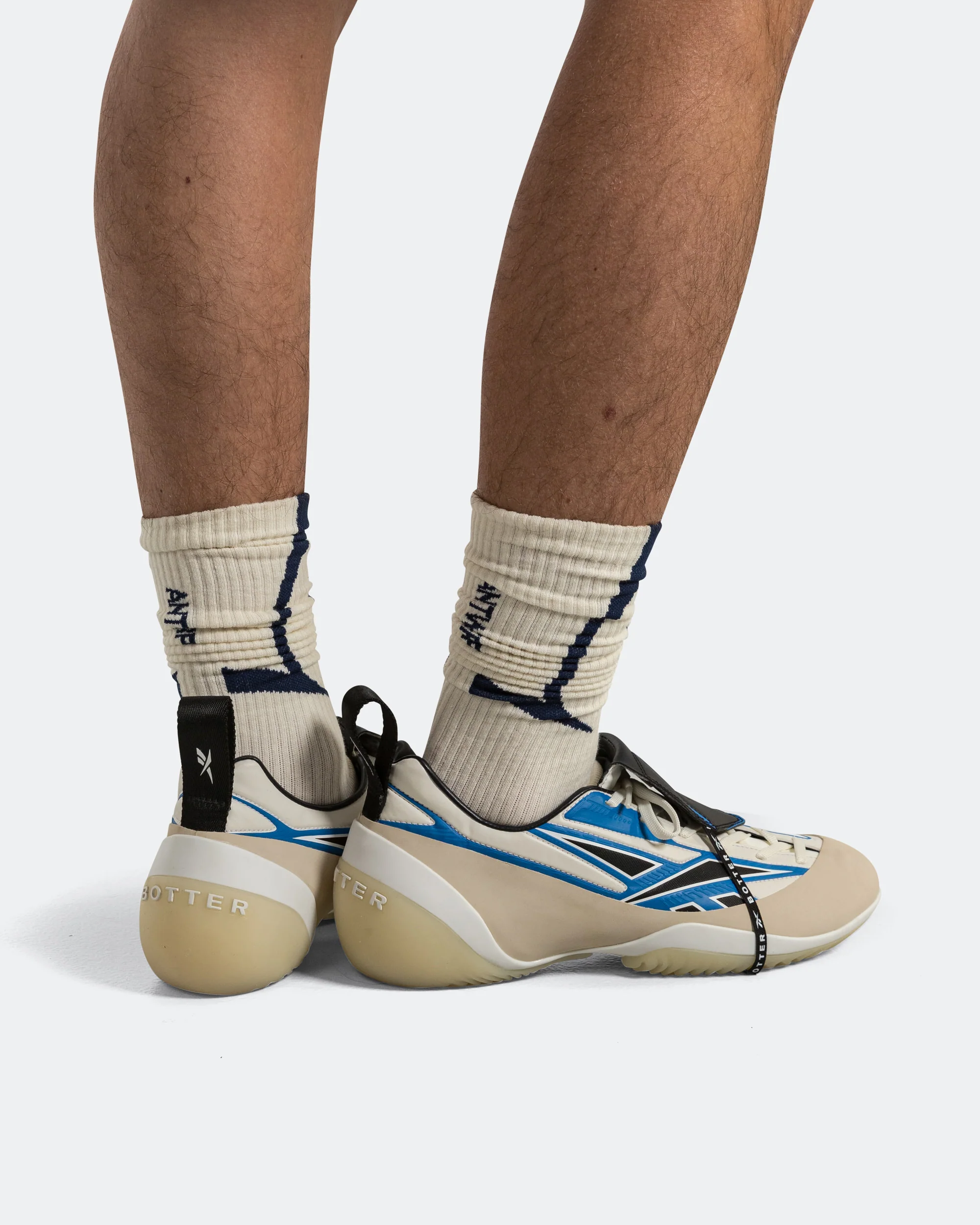 Socks x Botter - Dirty White/Navy - Image 3