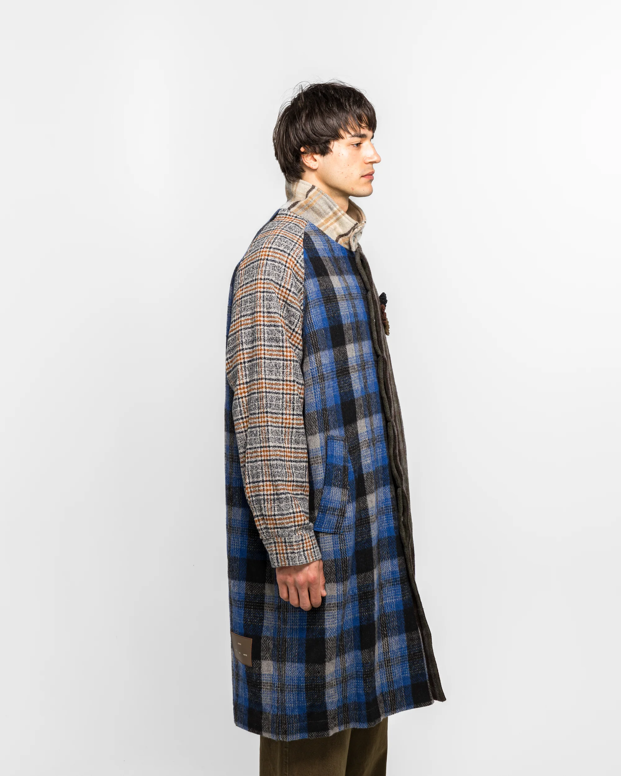 Flight Coat - Multi Checkered Wool - Image 3