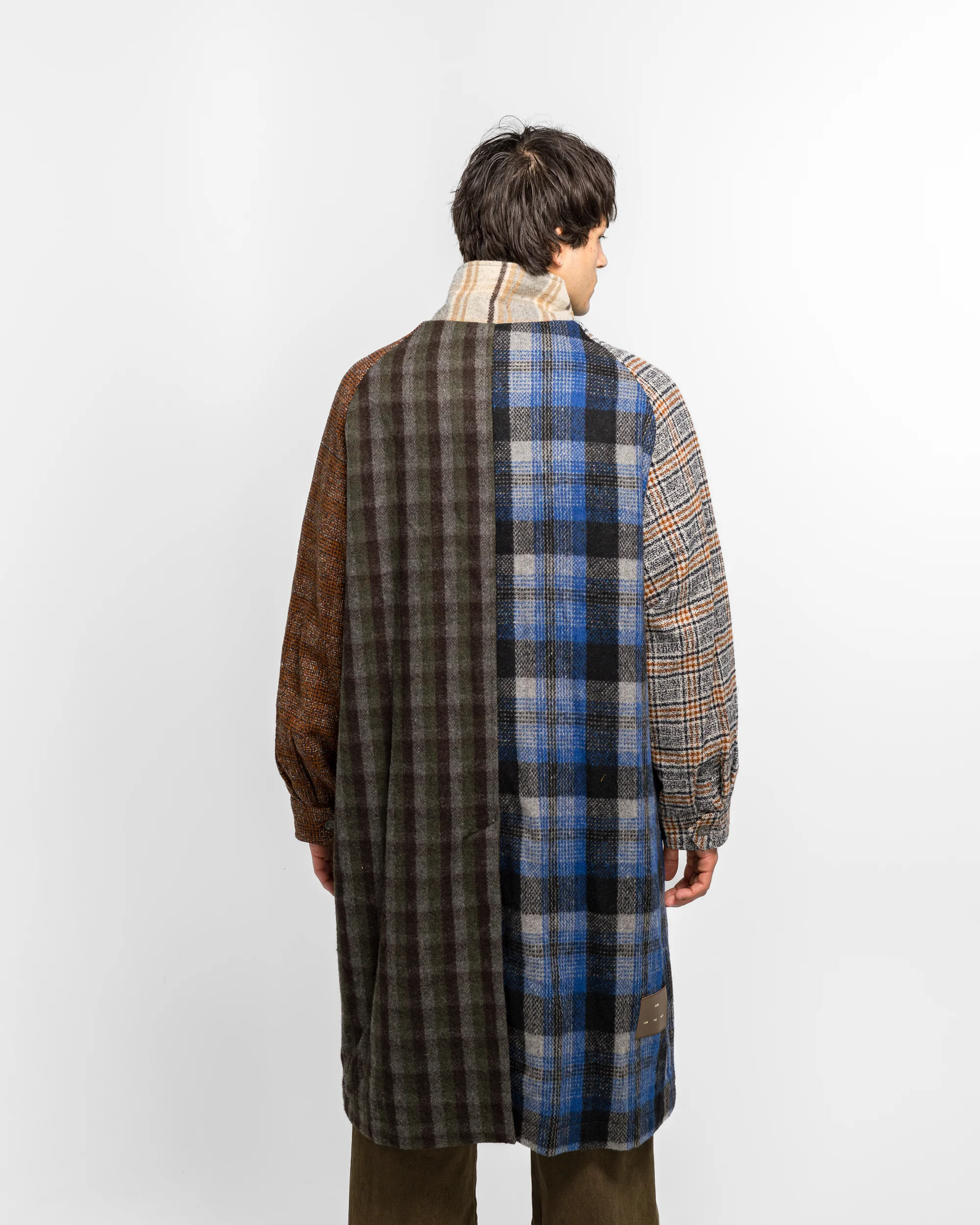 Flight Coat - Multi Checkered Wool - Image 4