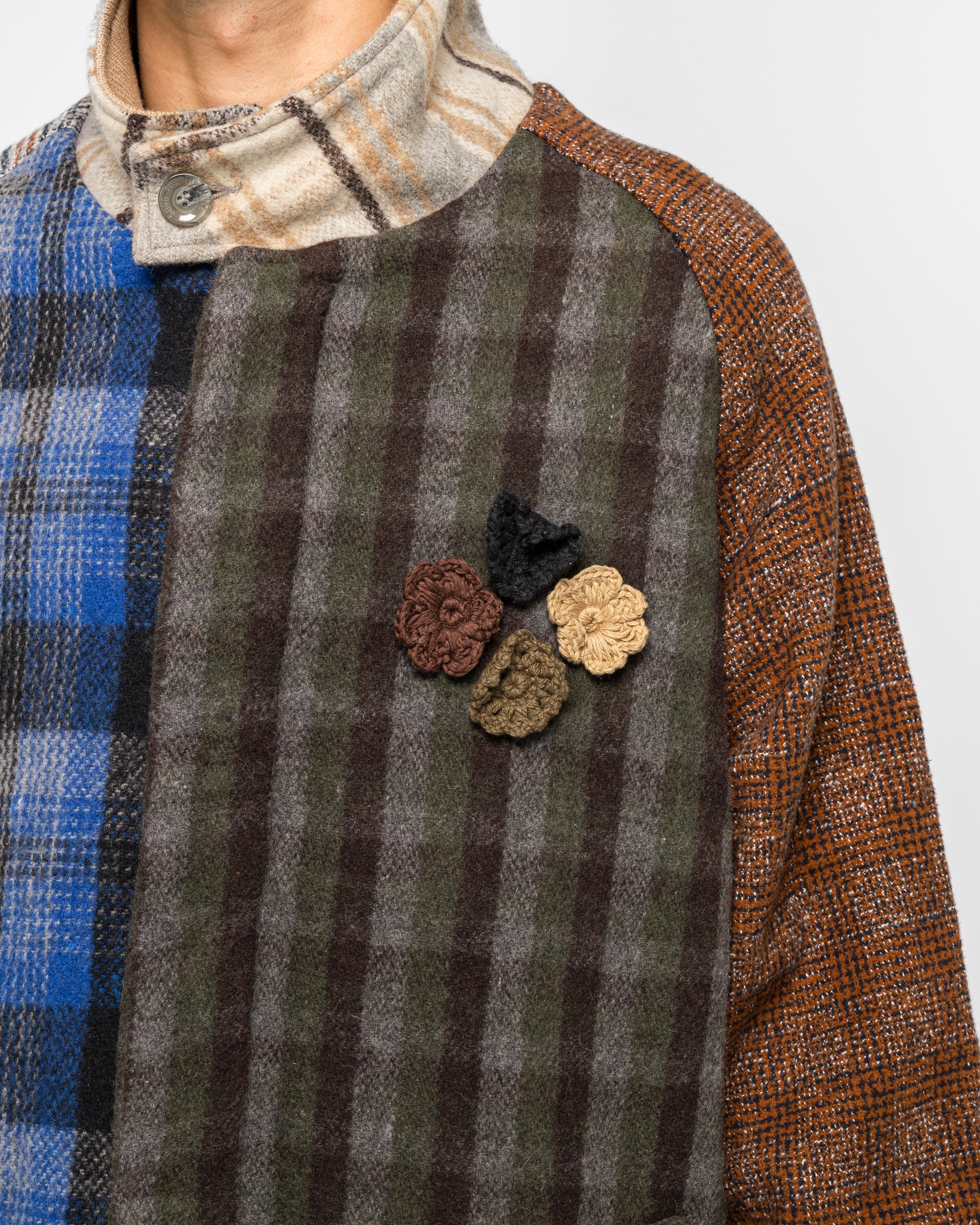 Flight Coat - Multi Checkered Wool - Image 5