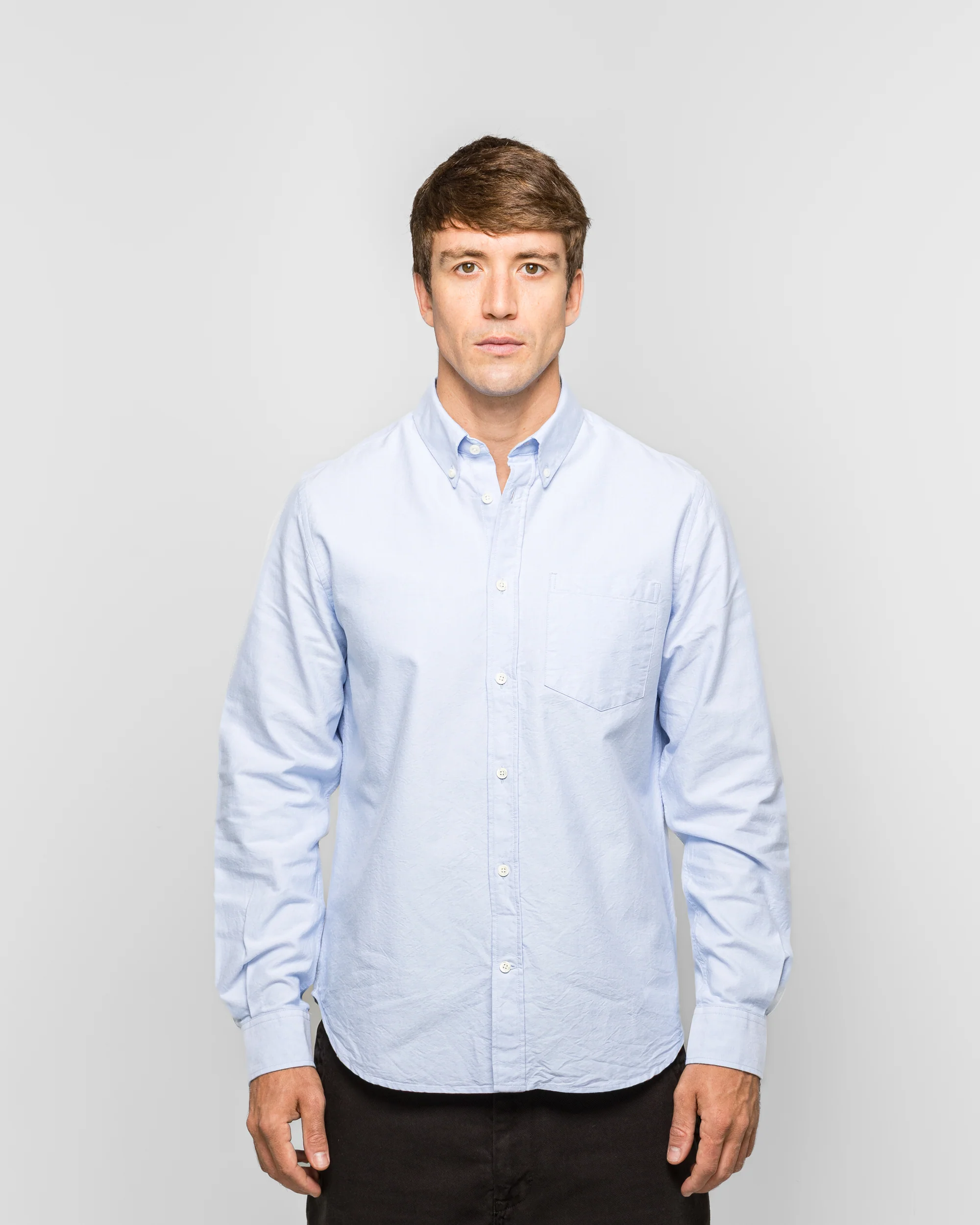 Standard Oxford BD Shirt - Pale Blue - Image 2