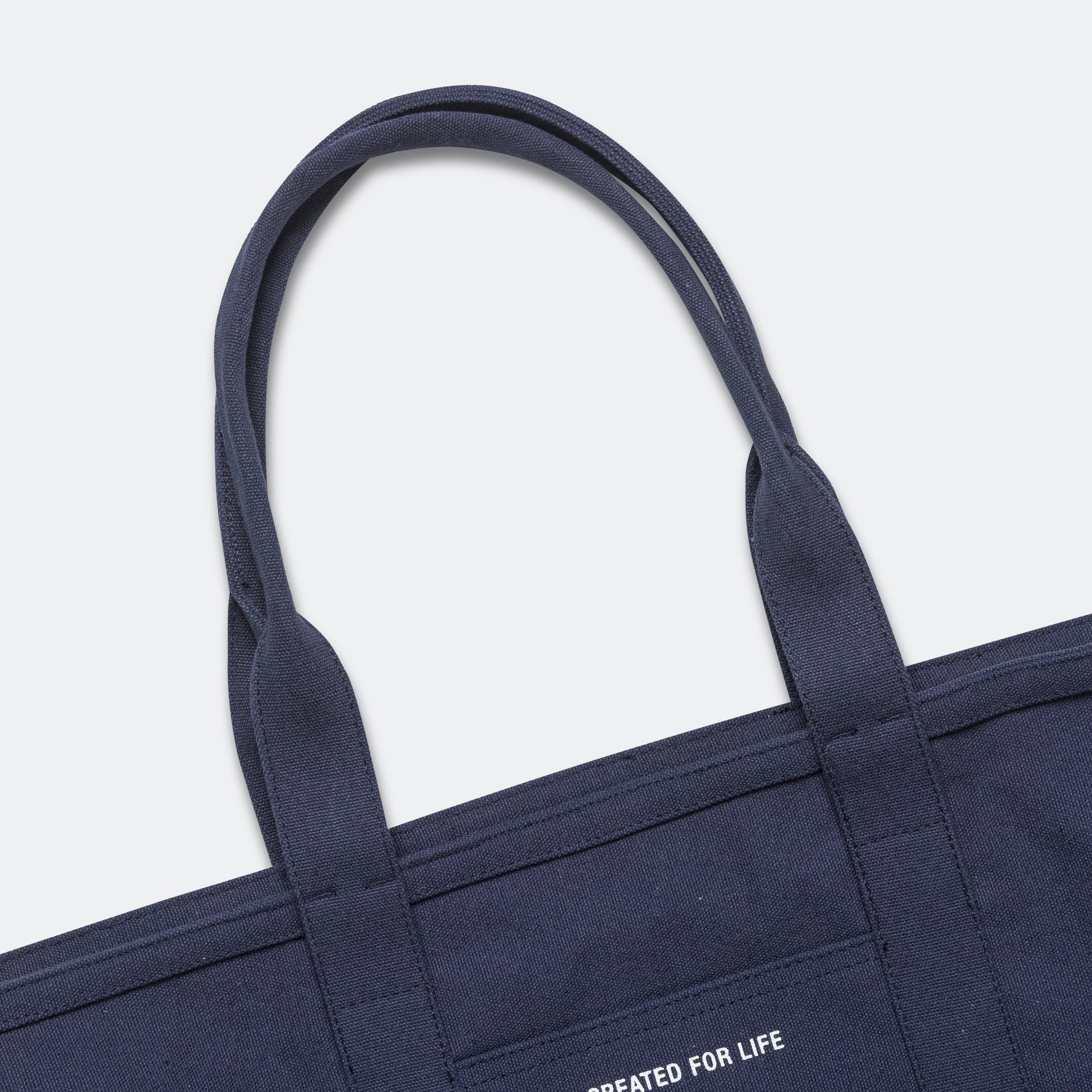 Stefan Cotton Canvas Bag - Dark Navy - Image 3