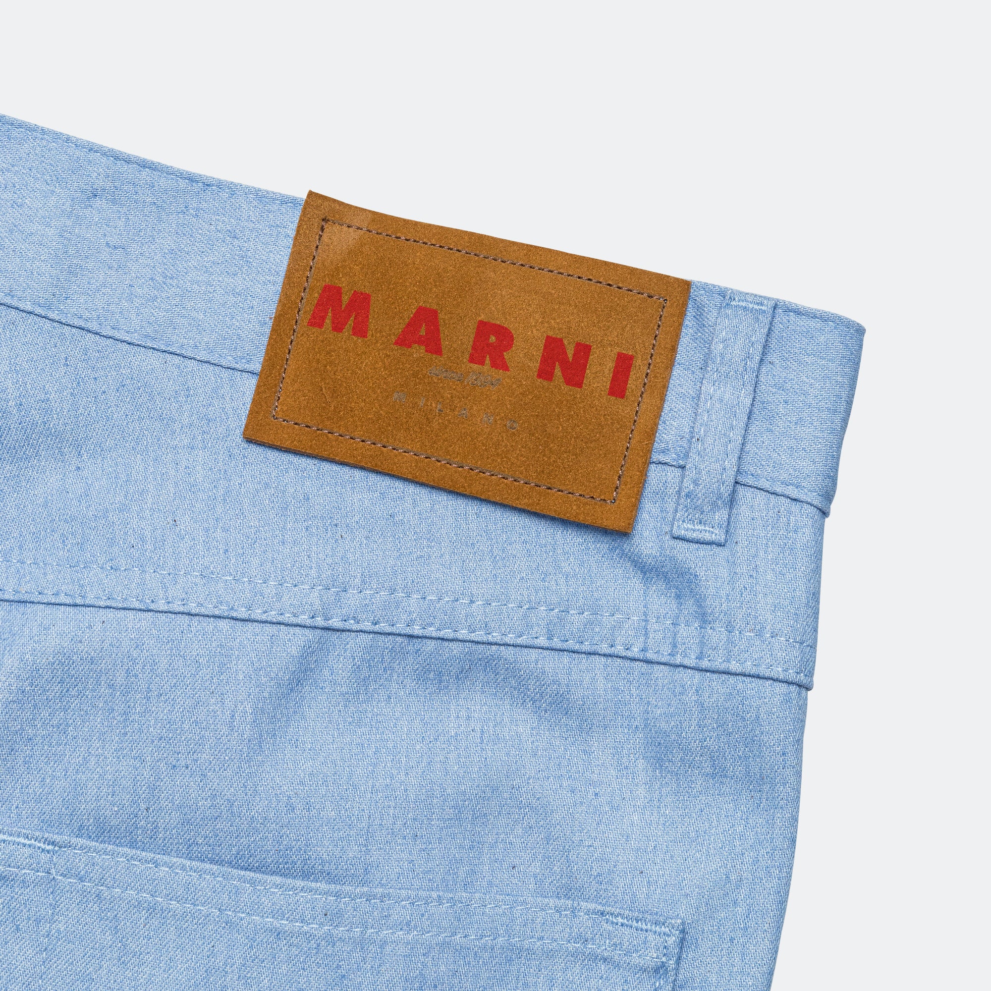 Straight Leg Denim - Iris Blue - Image 5