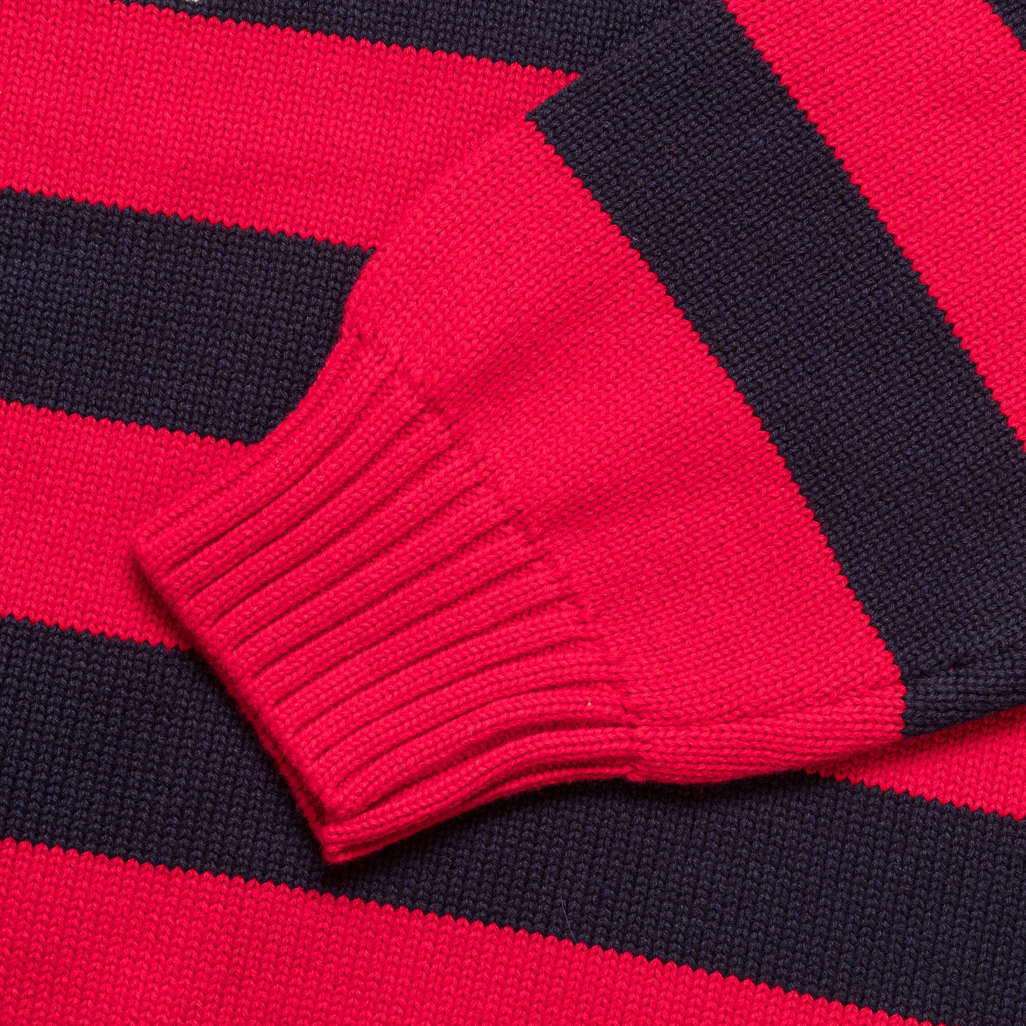 Striped Flag Knitted Sweater - Multi - Image 4