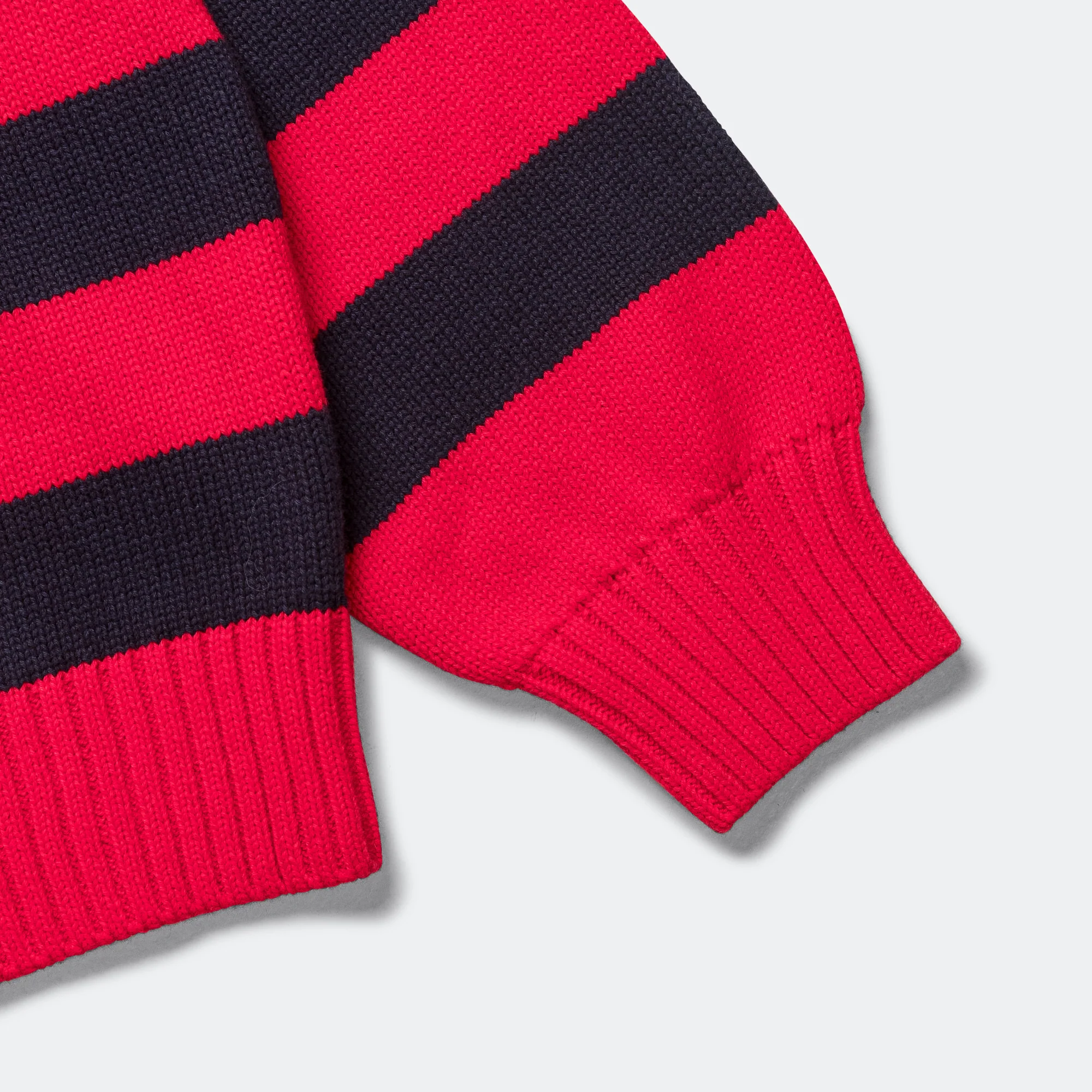 Striped Flag Knitted Sweater - Multi - Image 5