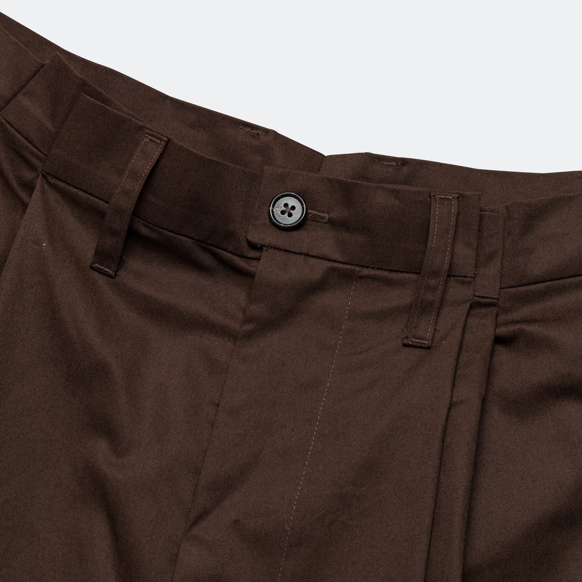 Suit Pants - Cotton Twill Suiting Brown - Image 3