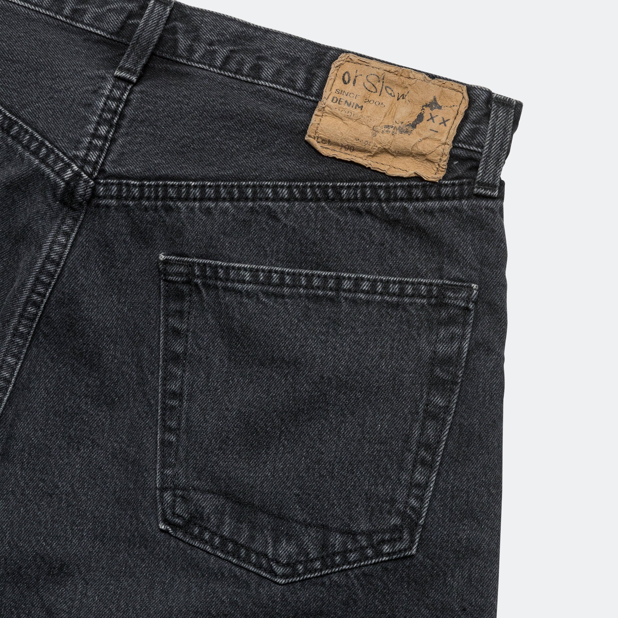 Super Dad Fit Shorts - Black Denim Stone - Image 6