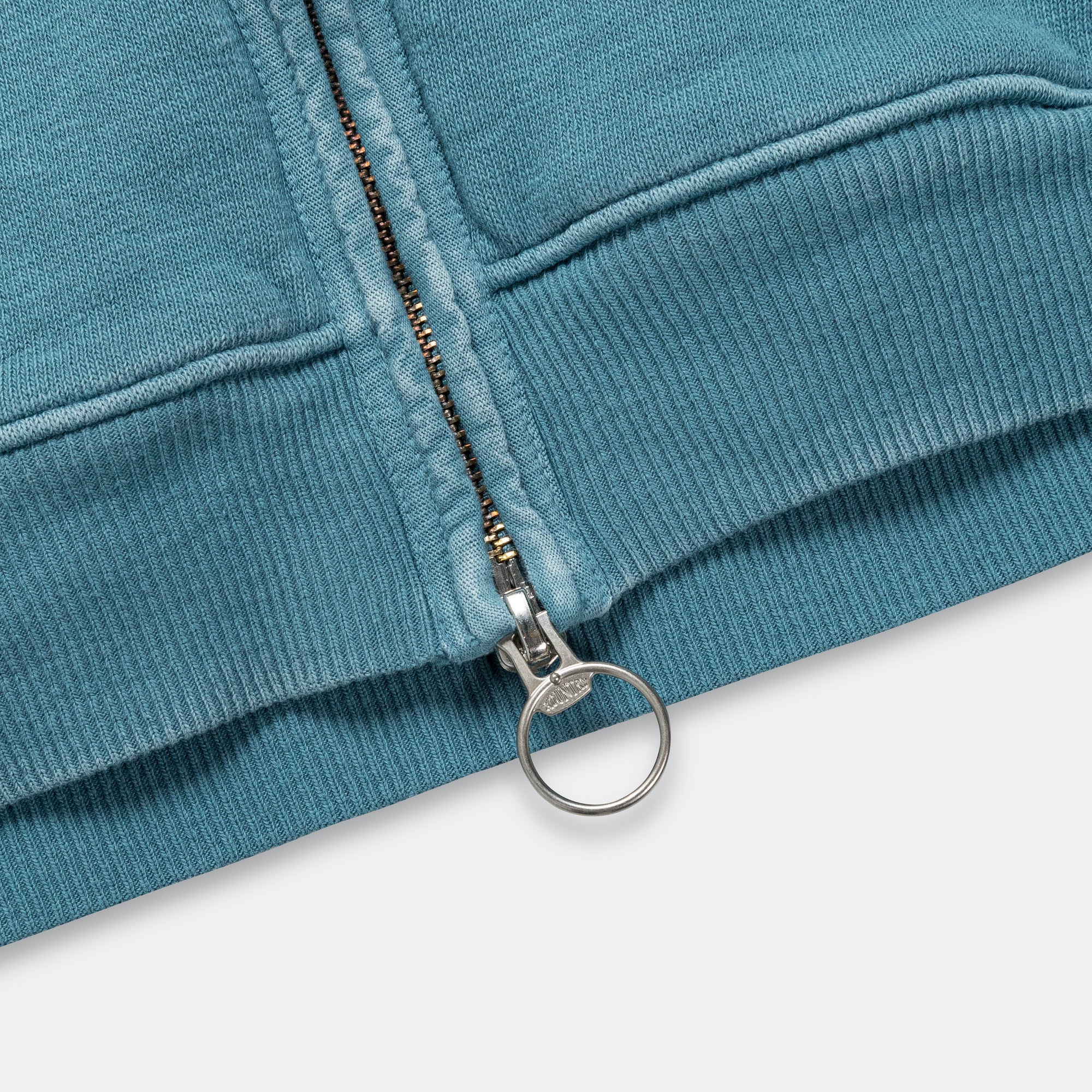 SWT Knit ZIP-UP GYM Parka - Turquoise - Image 5