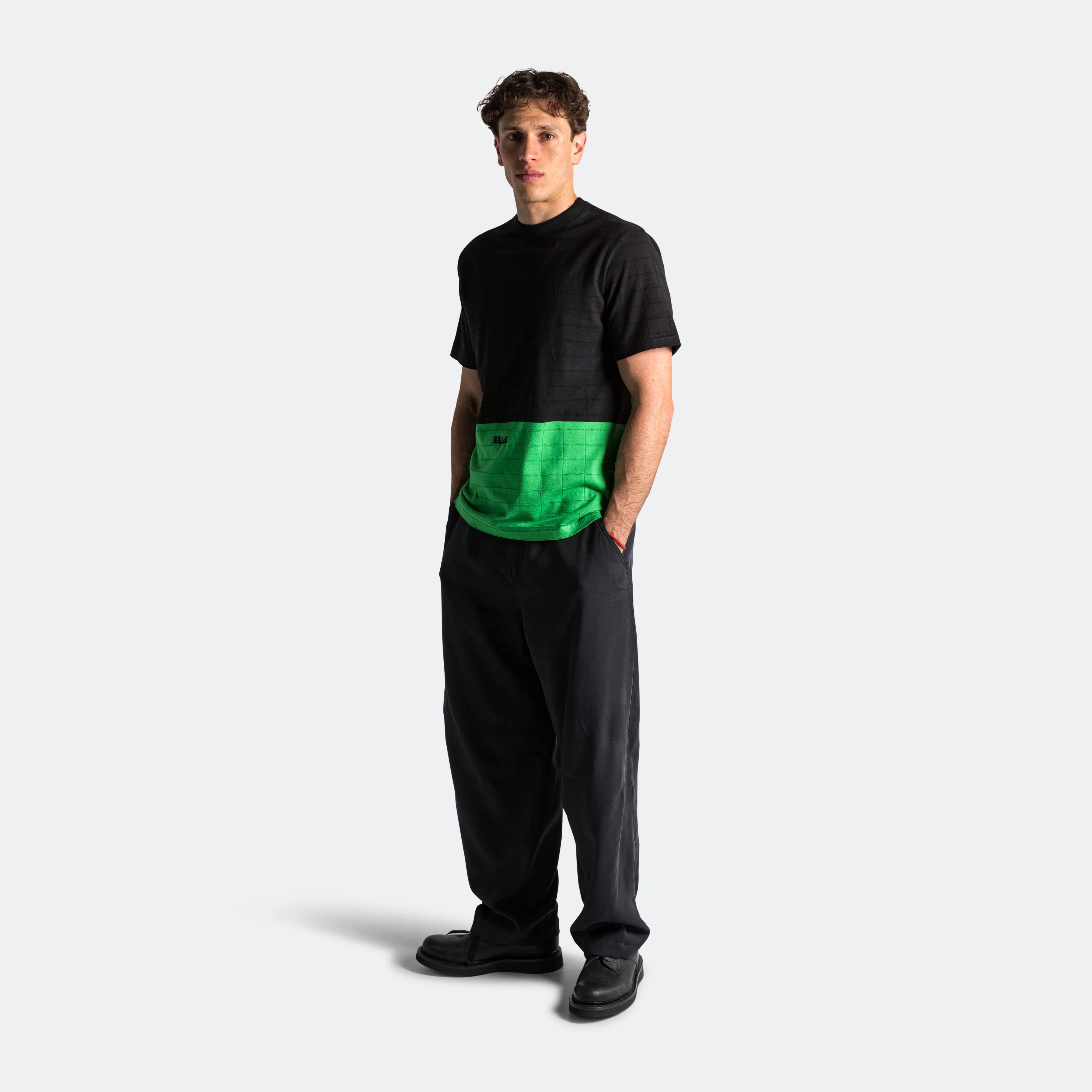 T-Shirt x UP THERE - Black/Fern Green - Image 8