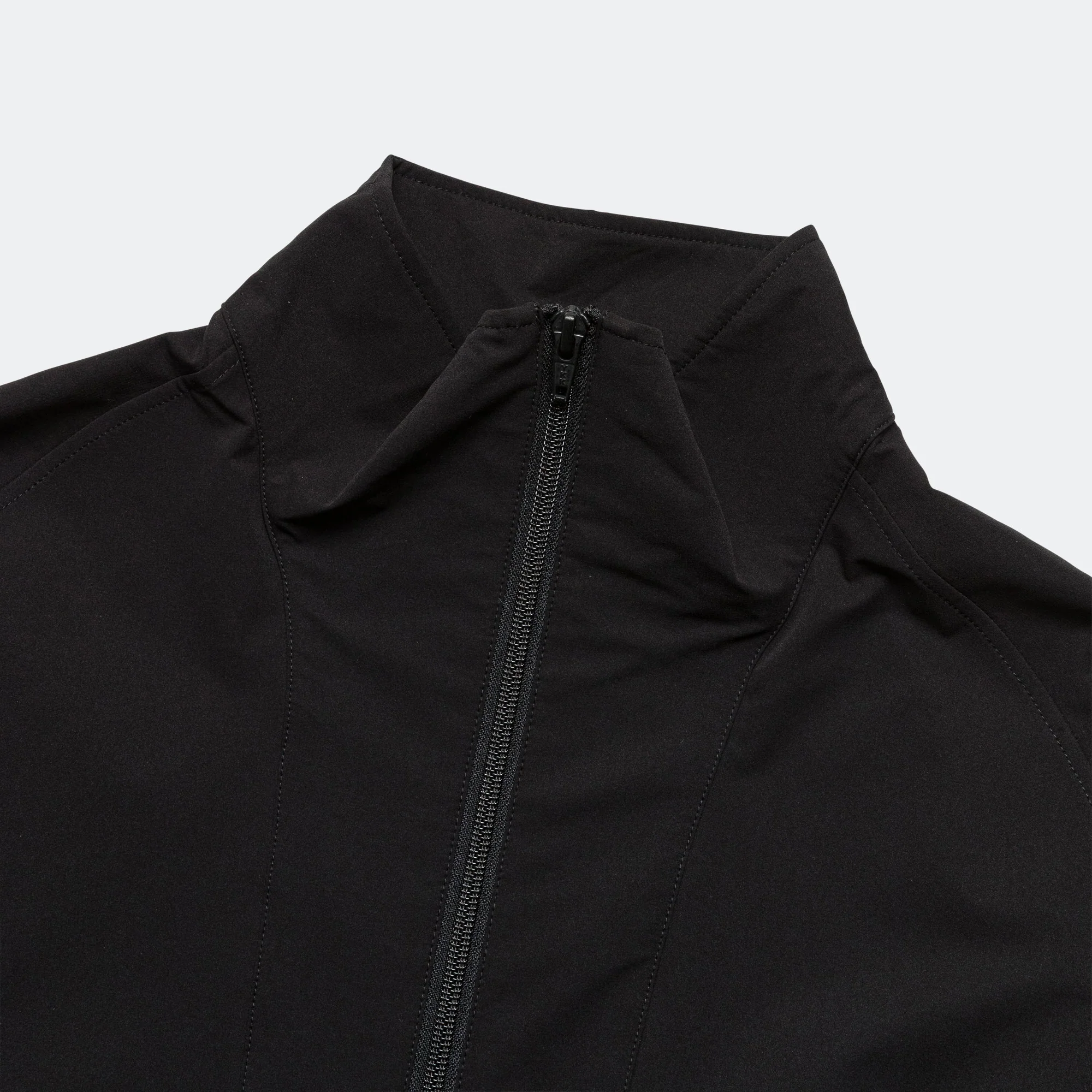 Tech Half-Zip Stand Jacket - Black - Image 3