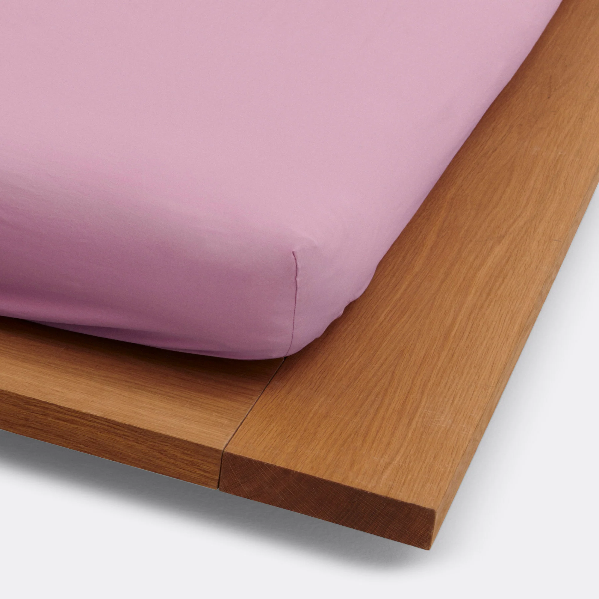 Fitted Sheet - Mallow Pink