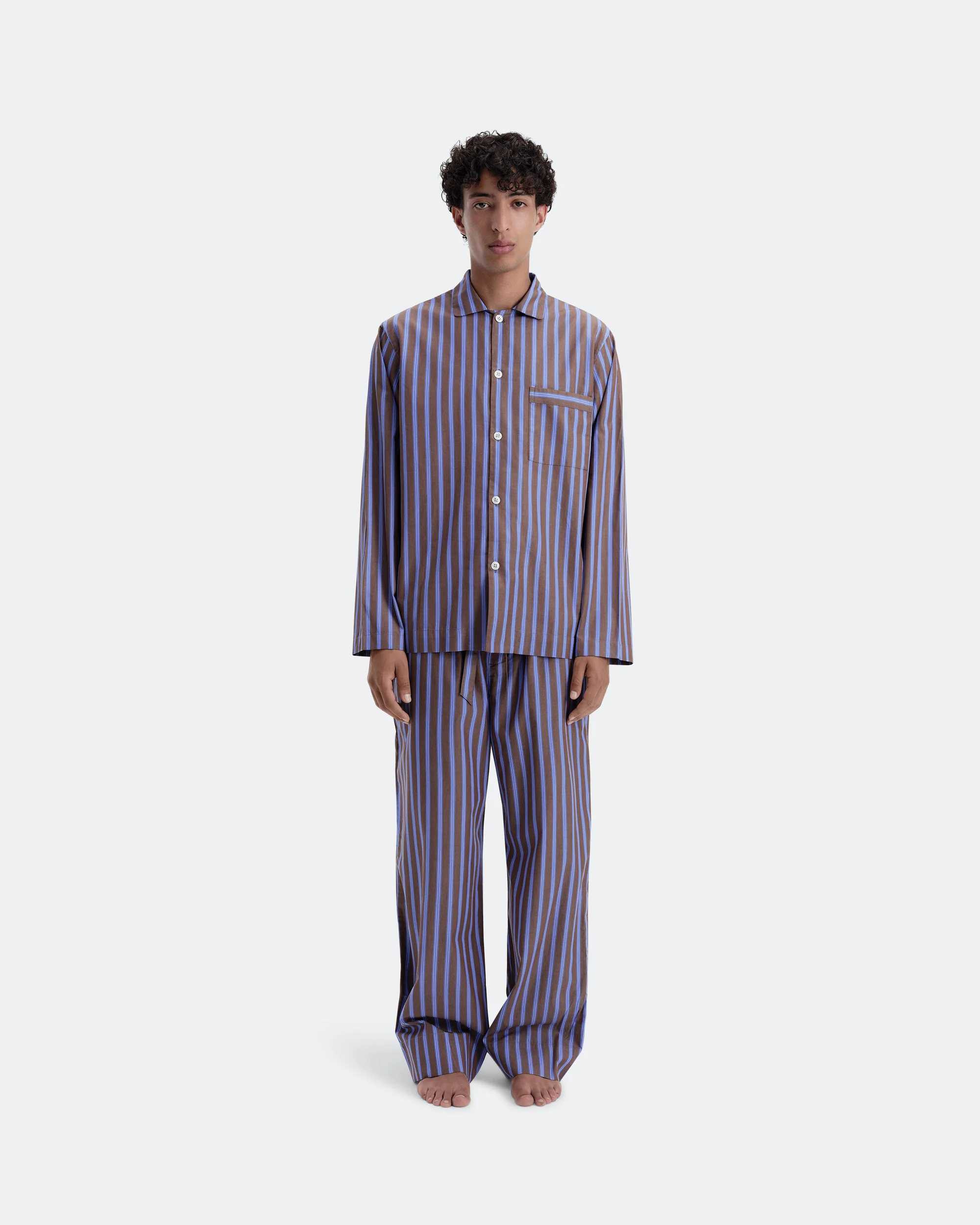 Pyjama Pant - Chestnut Stripes - Image 3