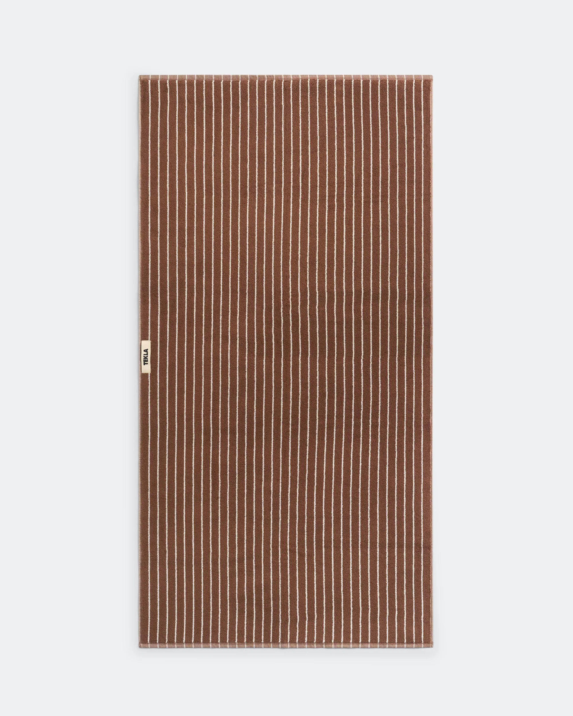 Terry Towel - Rust Stripes - Image 3