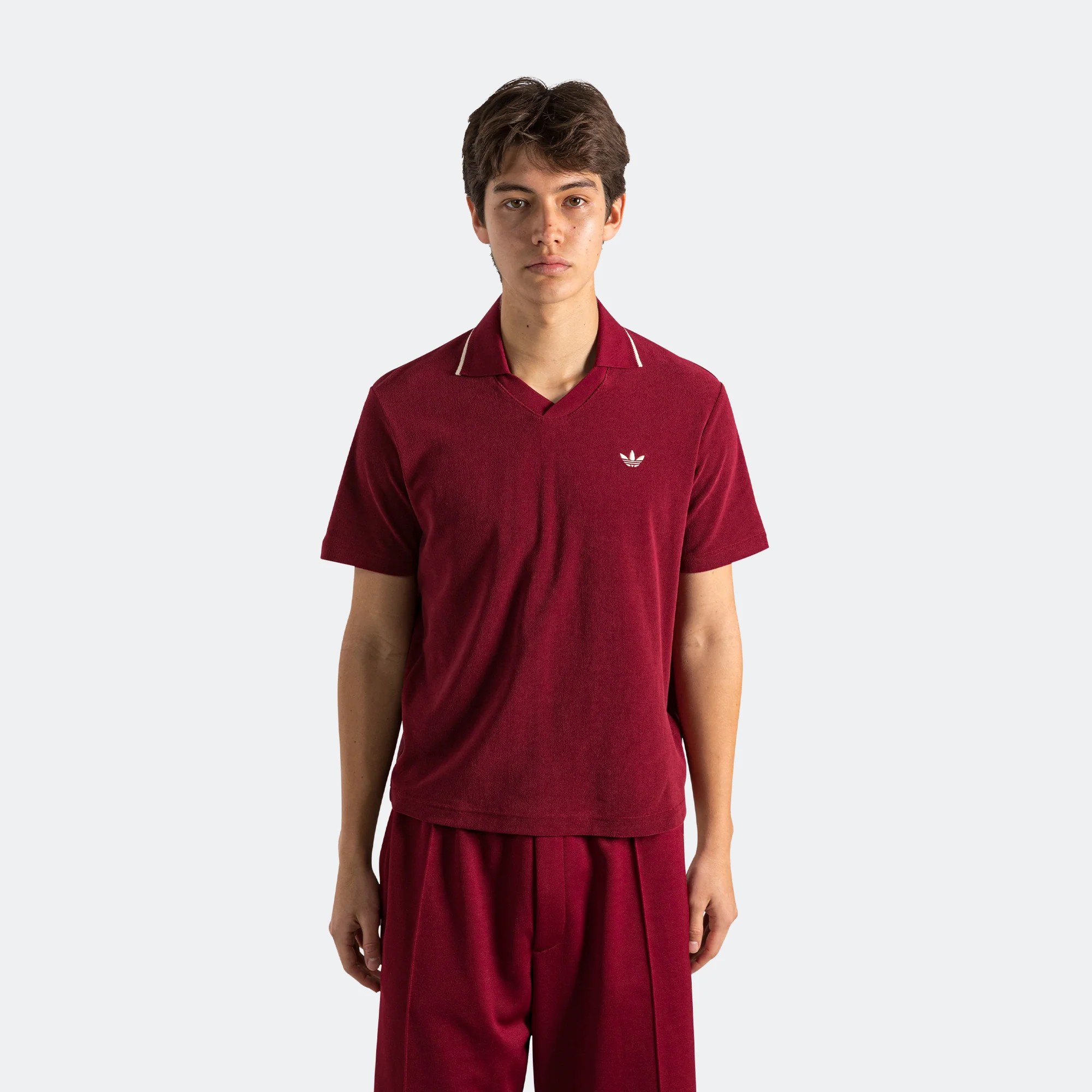 Terry Polo x Wales Bonner - Collegiate Burgundy - Image 2
