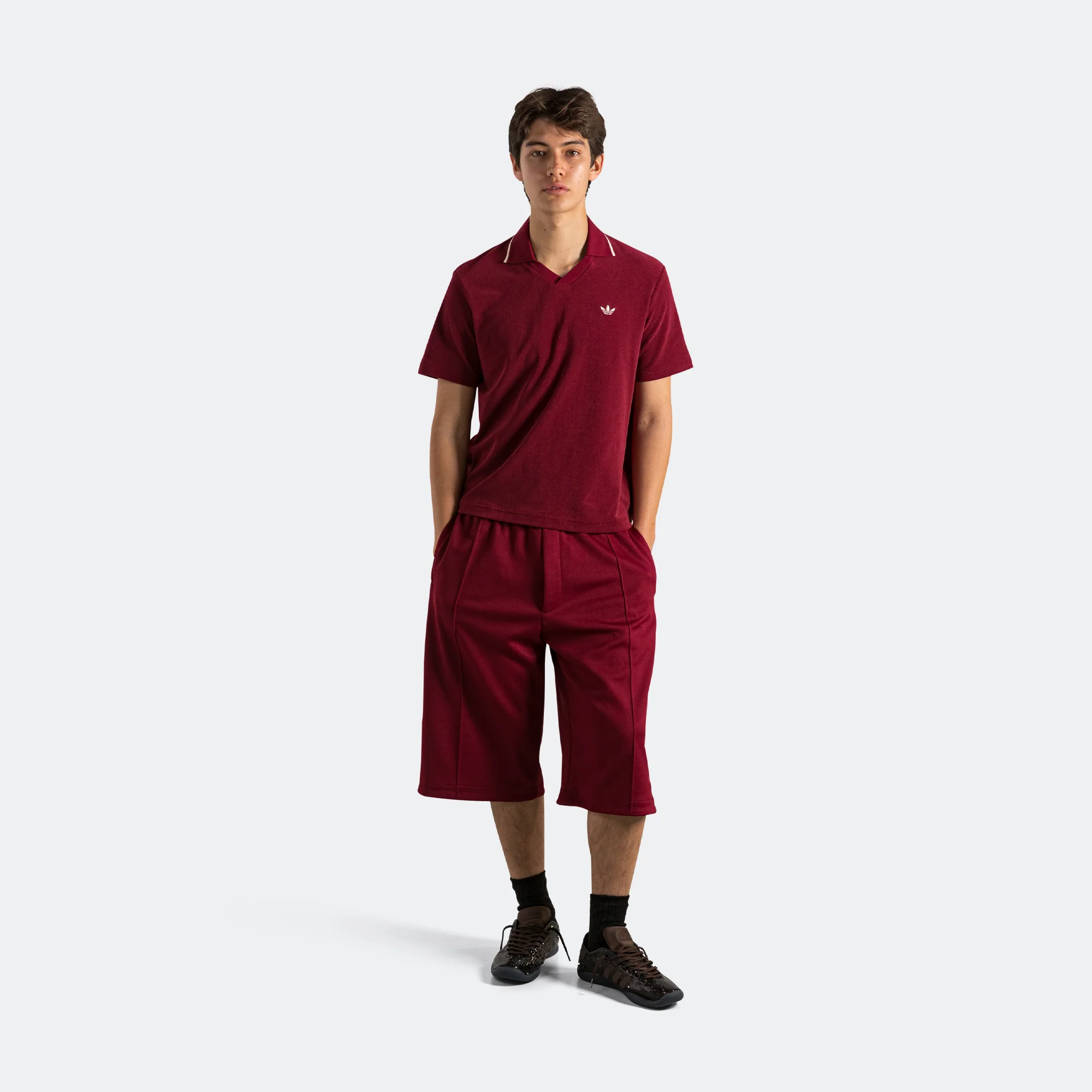 Terry Polo x Wales Bonner - Collegiate Burgundy - Image 6