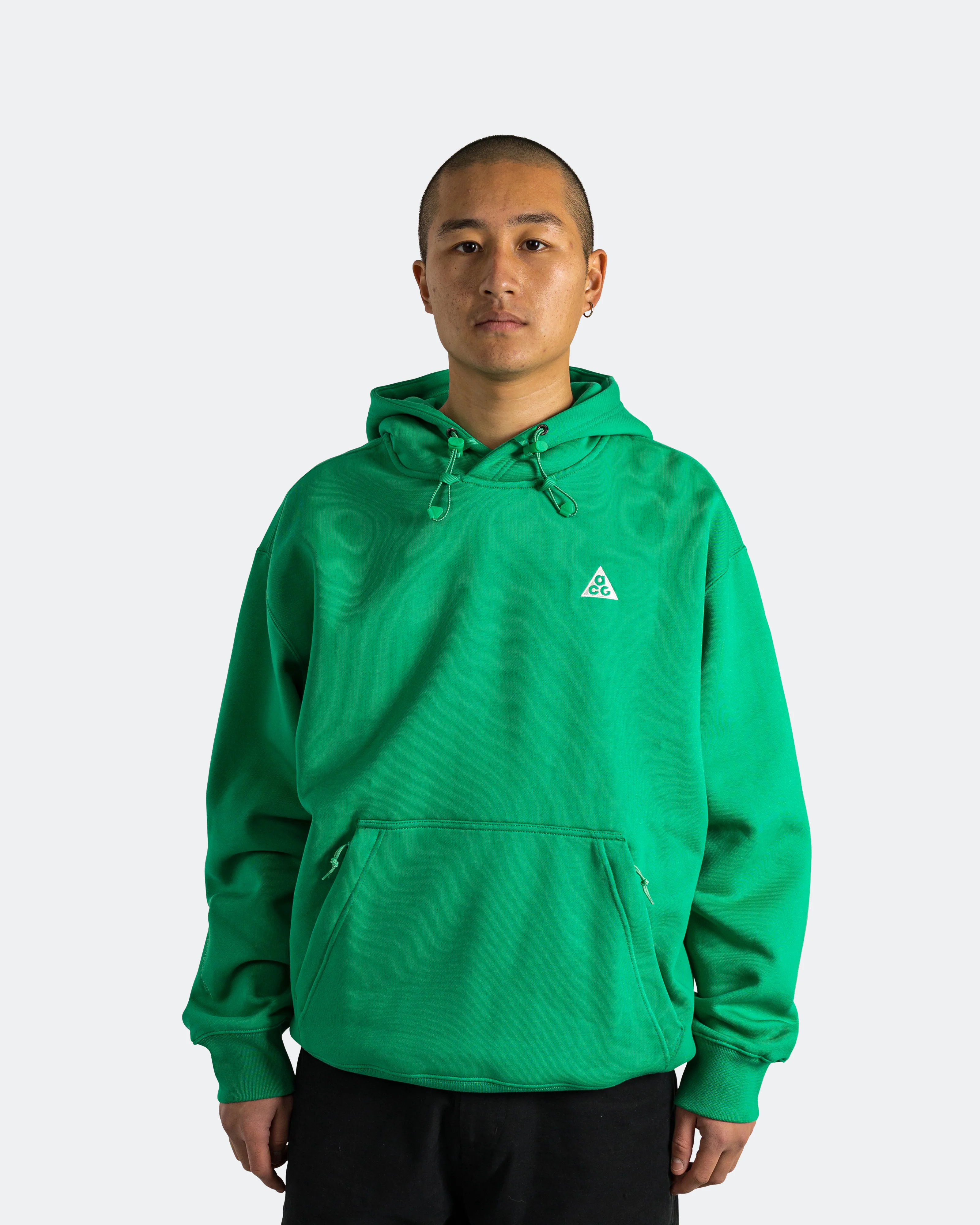 Therma-FIT Tuff Fleece Hoody - Stadium Green/Lt Khaki-Summit White - Image 2