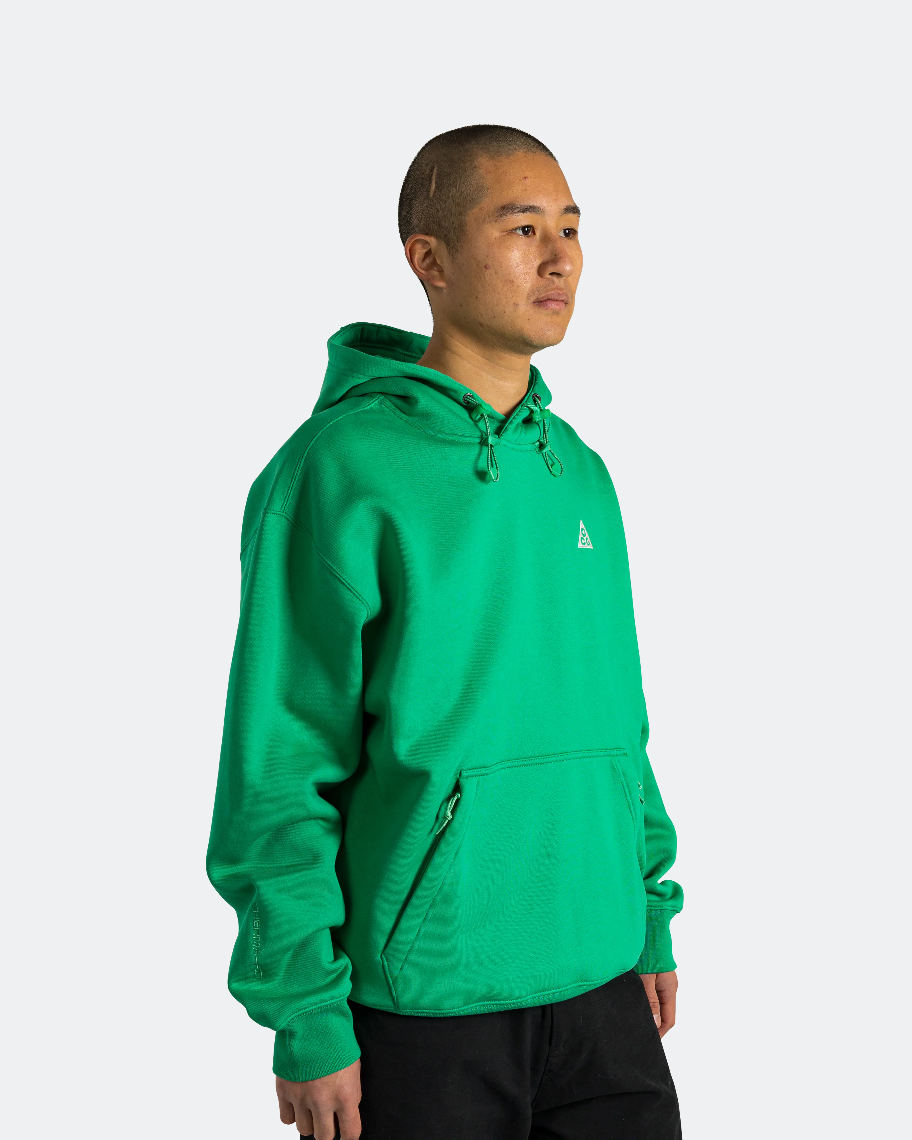Therma-FIT Tuff Fleece Hoody - Stadium Green/Lt Khaki-Summit White - Image 3