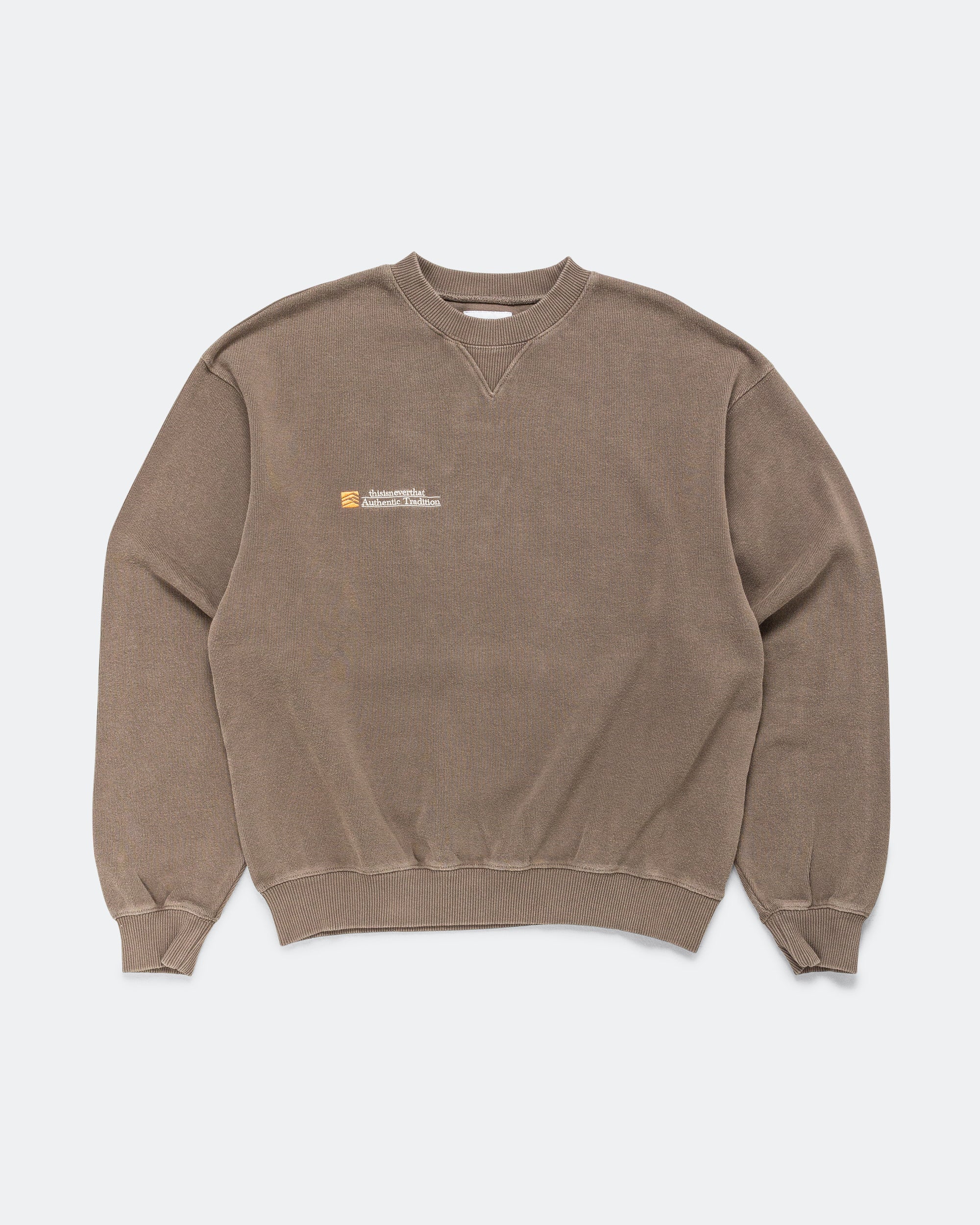 Authentic Tradition Crewneck - Dark Mocha