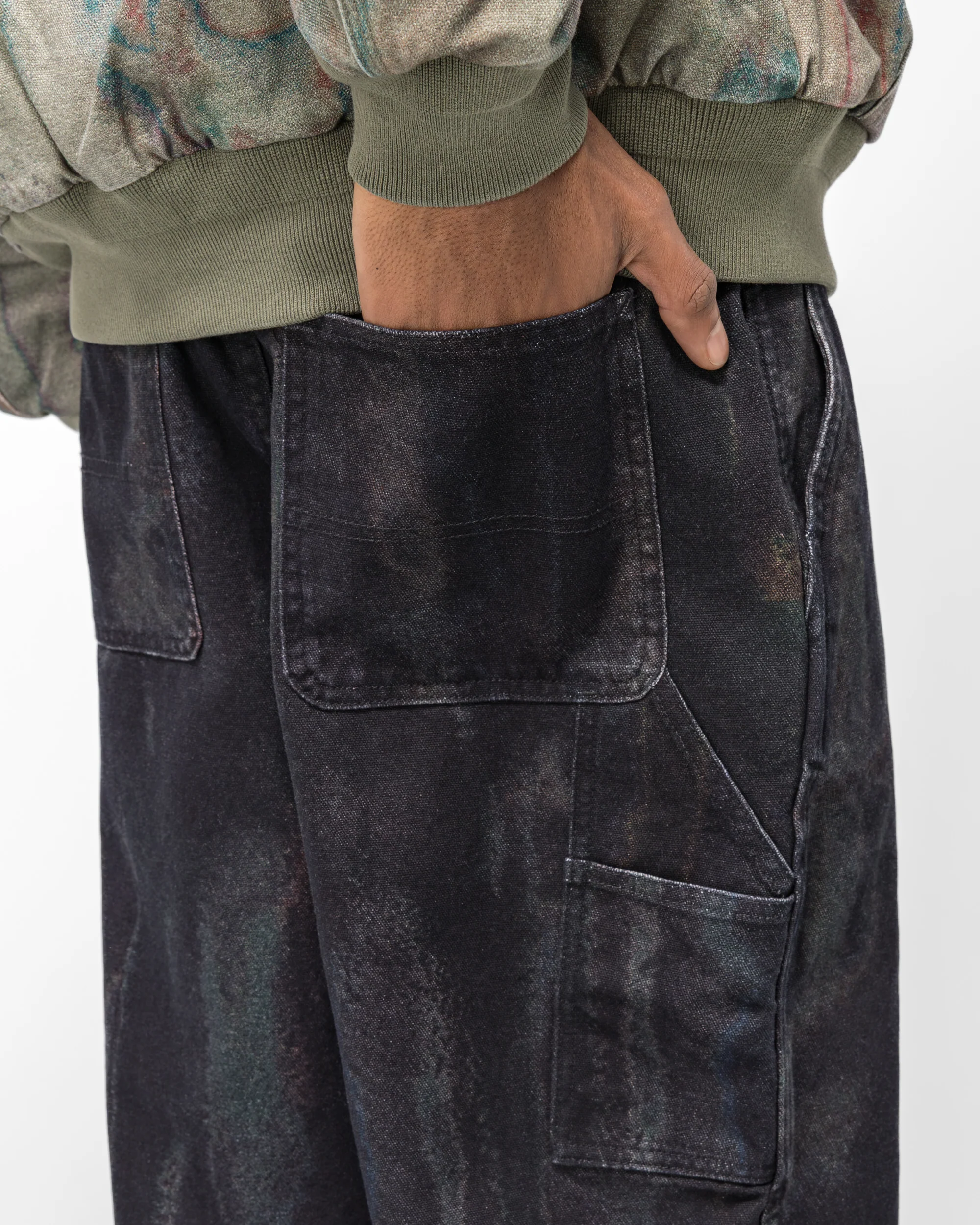 Blurred Flow Pant - Black - Image 5