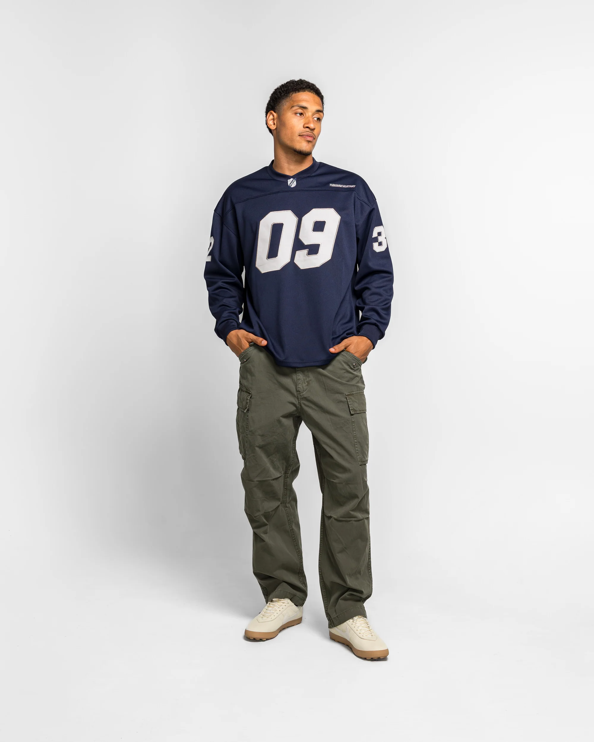 Football Jersey - Navy - Image 6