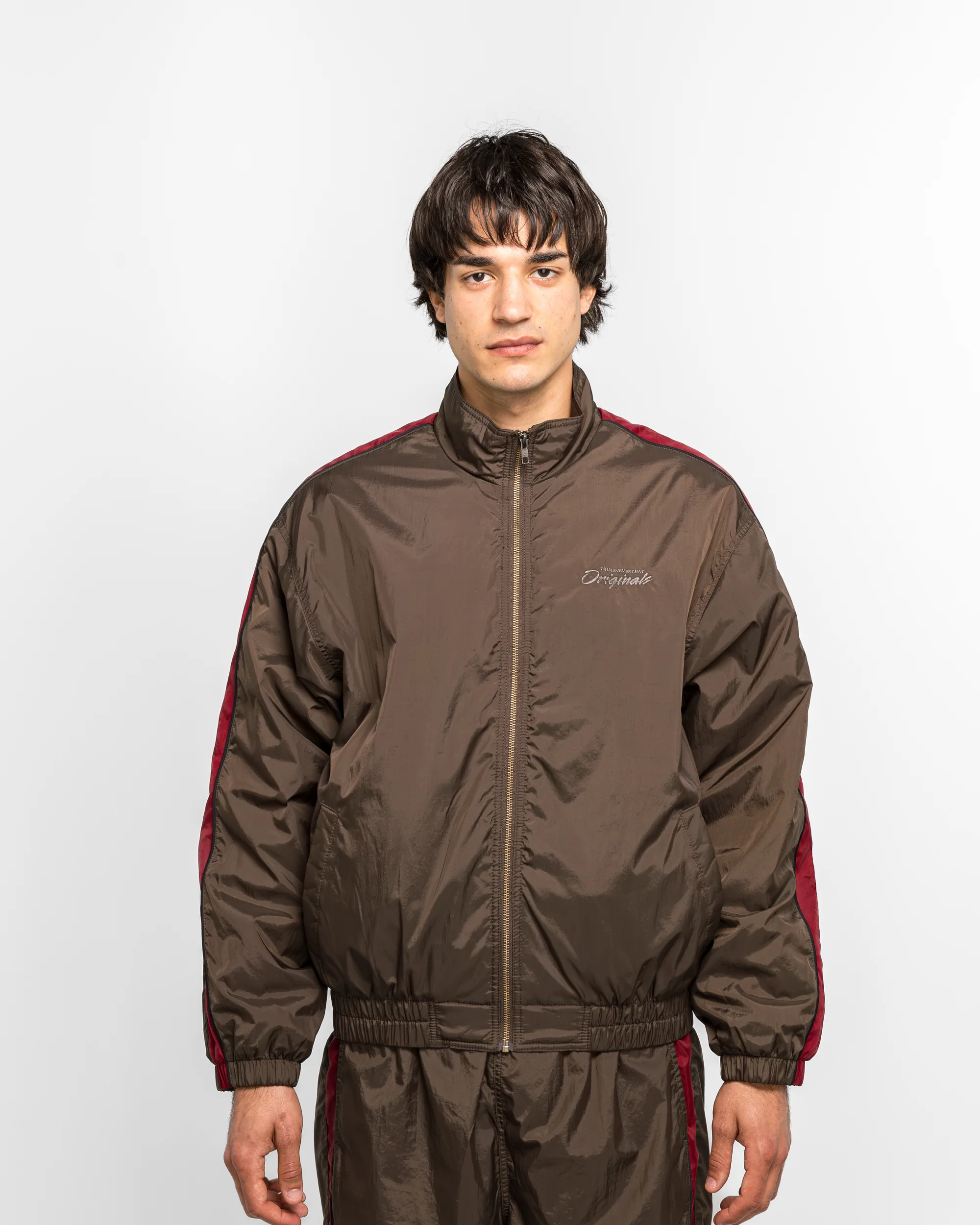Originals Warm Up Jacket - Brown - Image 2