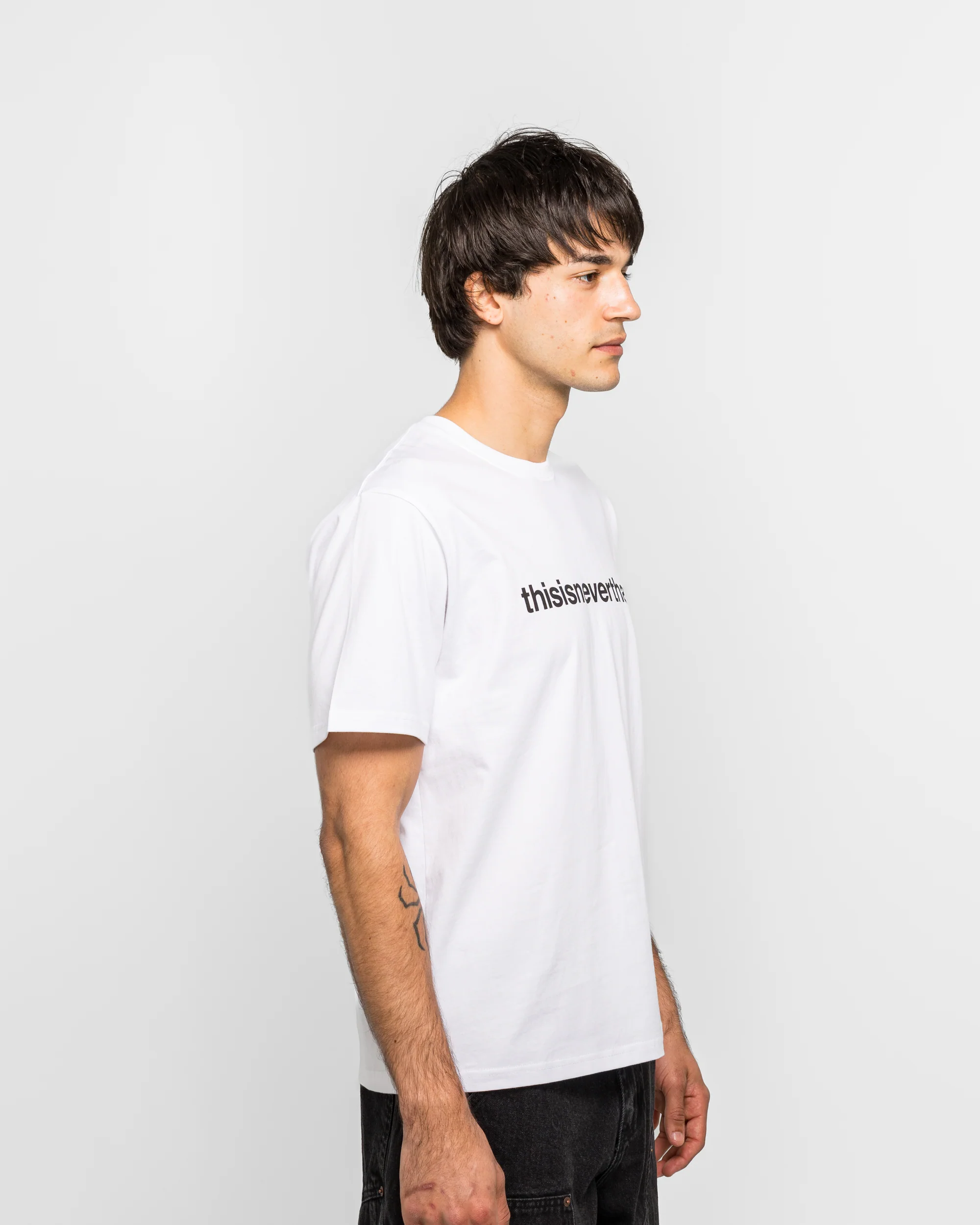 T-Logo Tee - White - Image 3